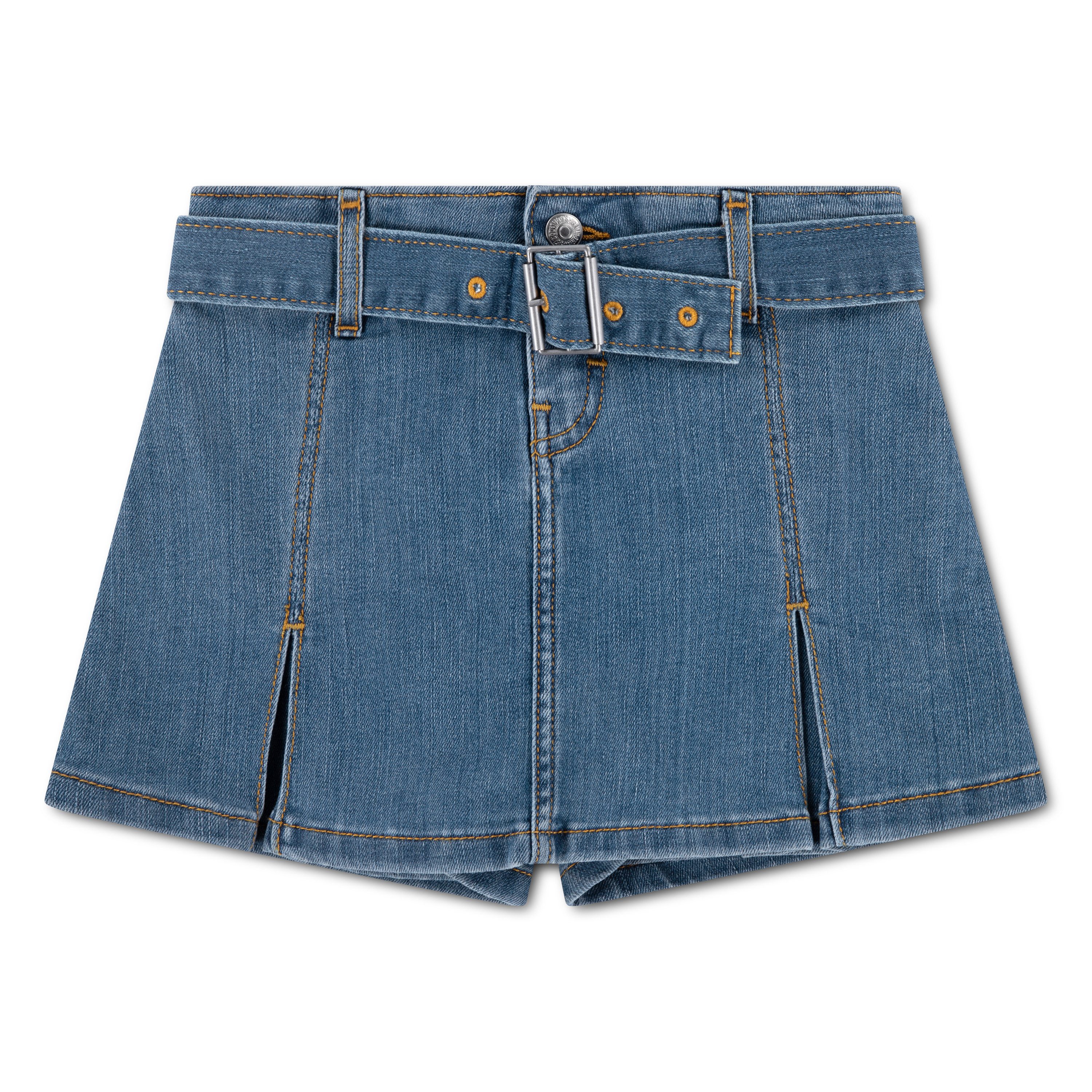 Levi's® Kids Skort LVG PLEATED SKORT W BELT Denim-Rock-Shorts mit Jeans-Gürtel / für Girls