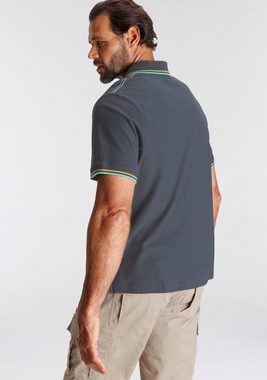 Man's World Poloshirt Mit Print an der Schulter