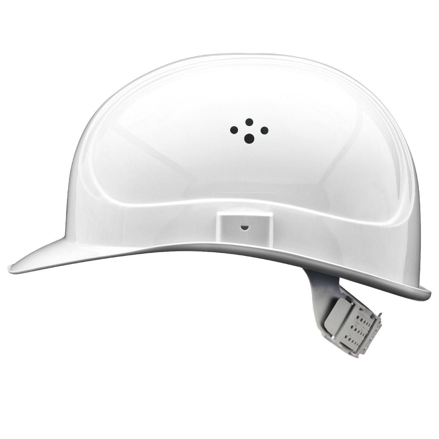 Arbeitshelm Schutzhelm 6-Punkt-Gurtband BAU-Helm weiß - (Art.22-80BR) 5 - mit GUARD
