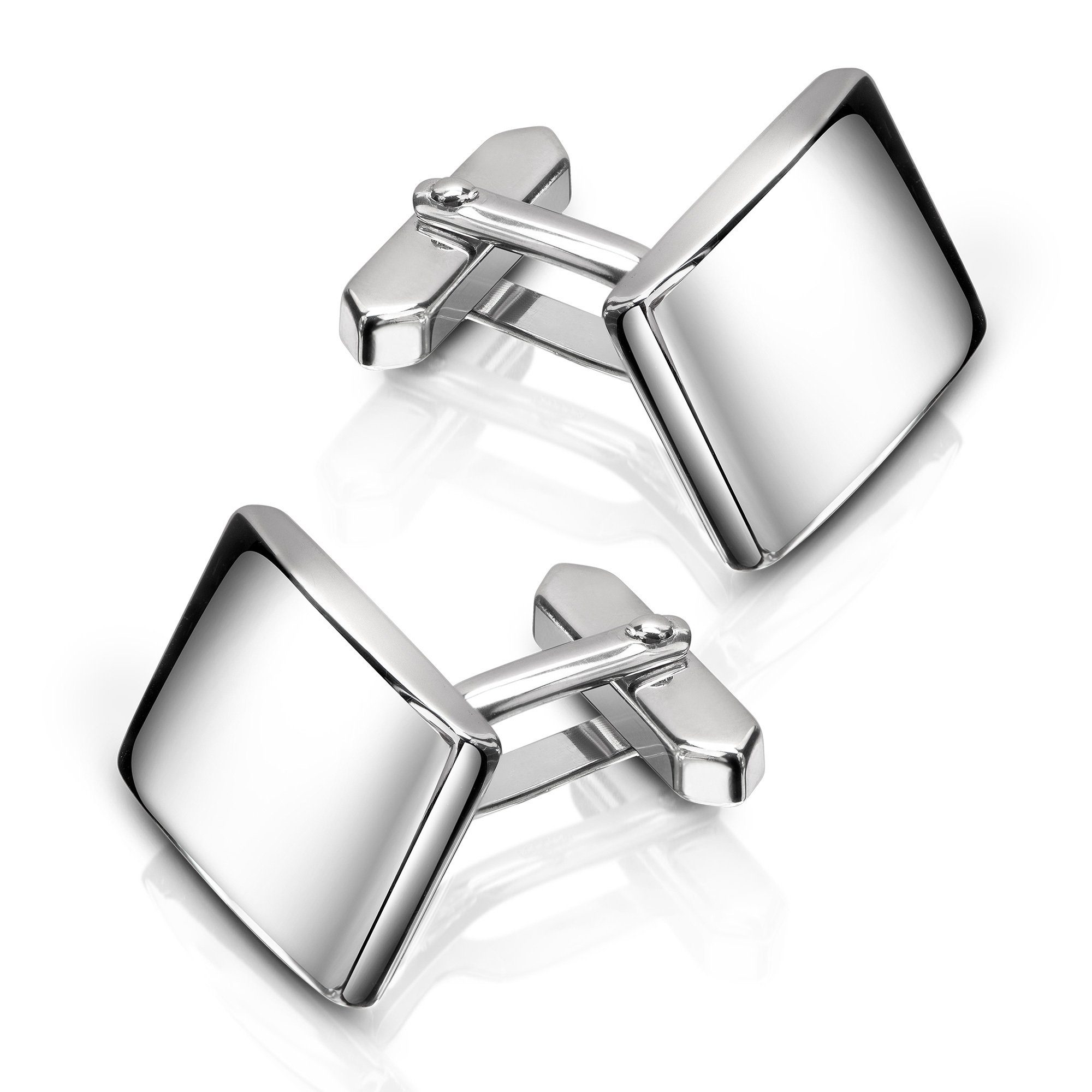 JEVELION Запонки Business 925 Silber - Made in Germany (Accessoire, für Herren), Anzugsaccessories mit Stil