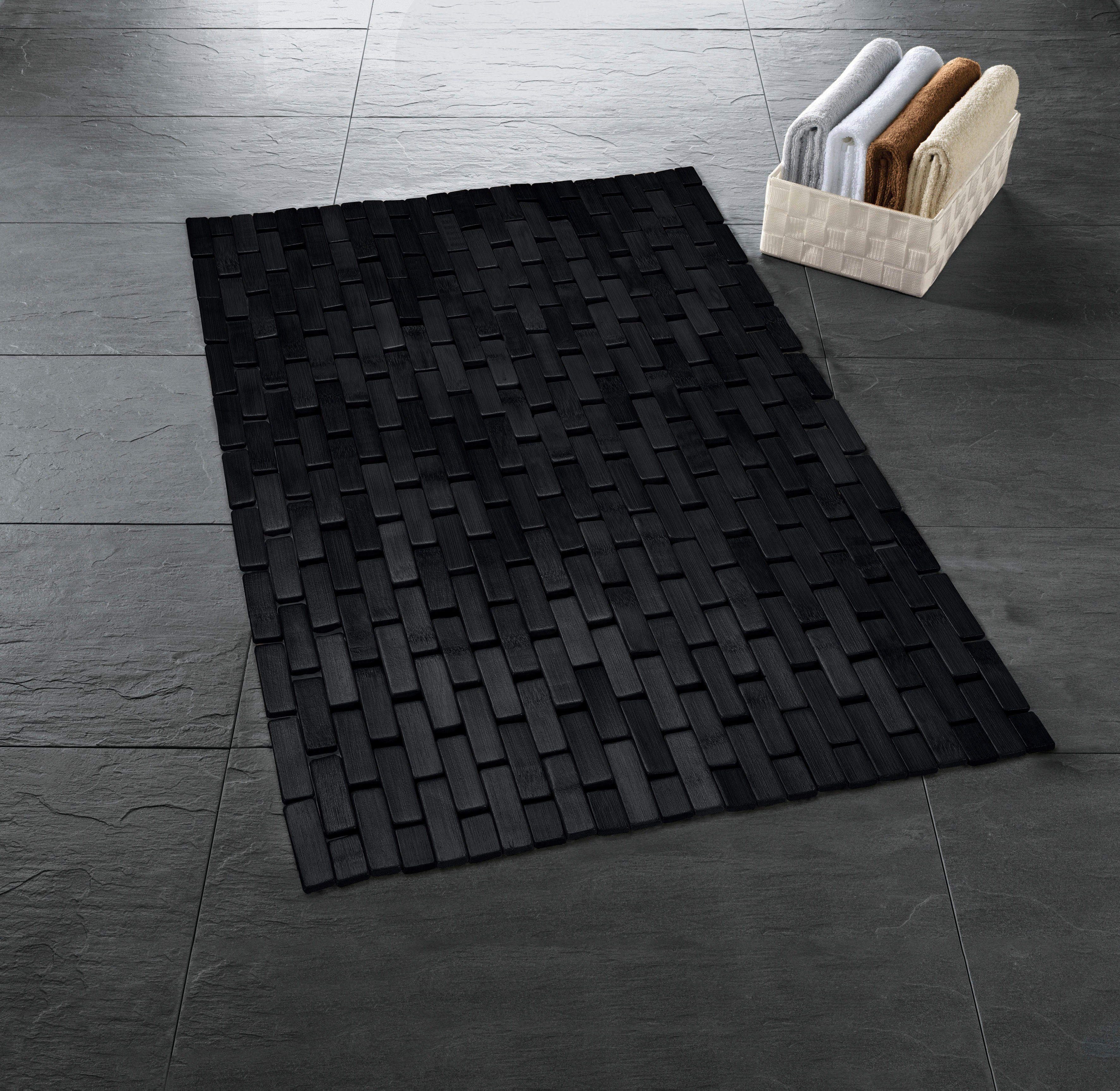 Kleine Wolke Badematte »Palito«, rutschhemmend beschichtet, Holzmatte, 100% günstig online kaufen