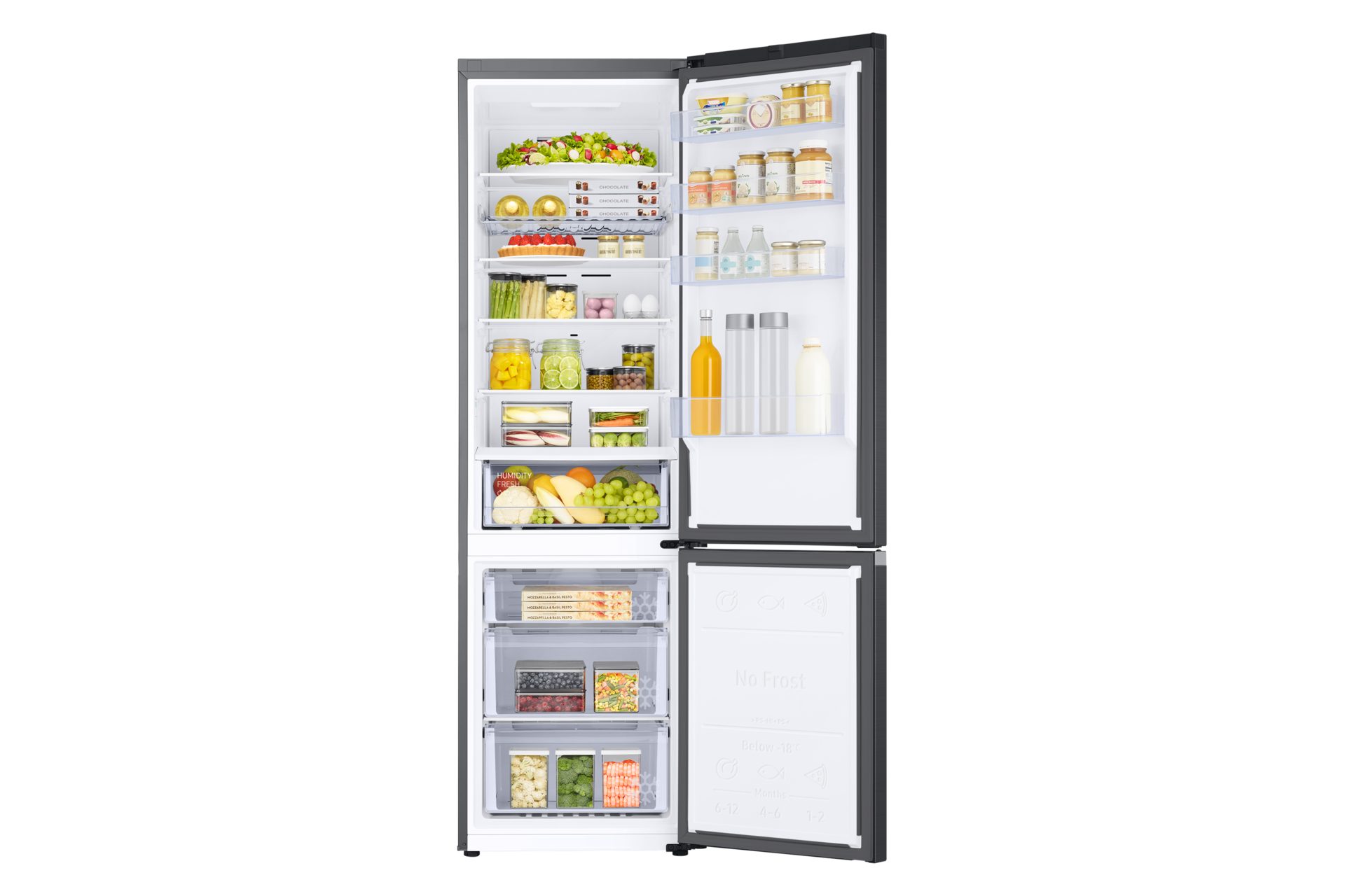 Samsung Kühl-/Gefrierkombination 7300 Serie RL38C602CB1, 203 cm hoch, 59,5 cm breit