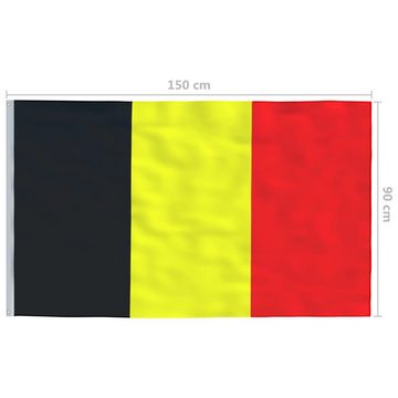 vidaXL Flagge Belgienflagge 90x150 cm