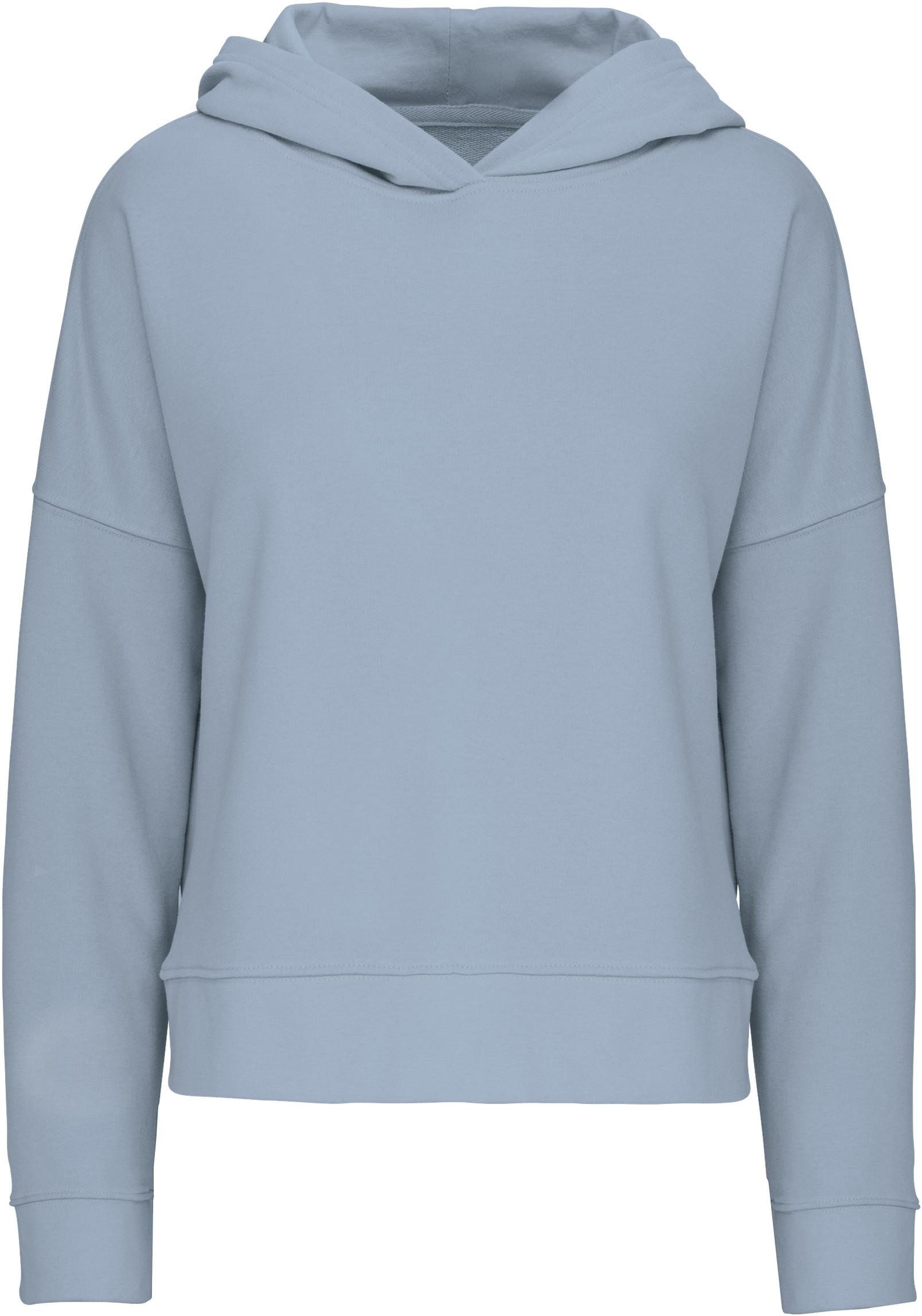 Kariban Kapuzenpullover Bio-Damen-Sweatshirt Lounge mit Kapuze