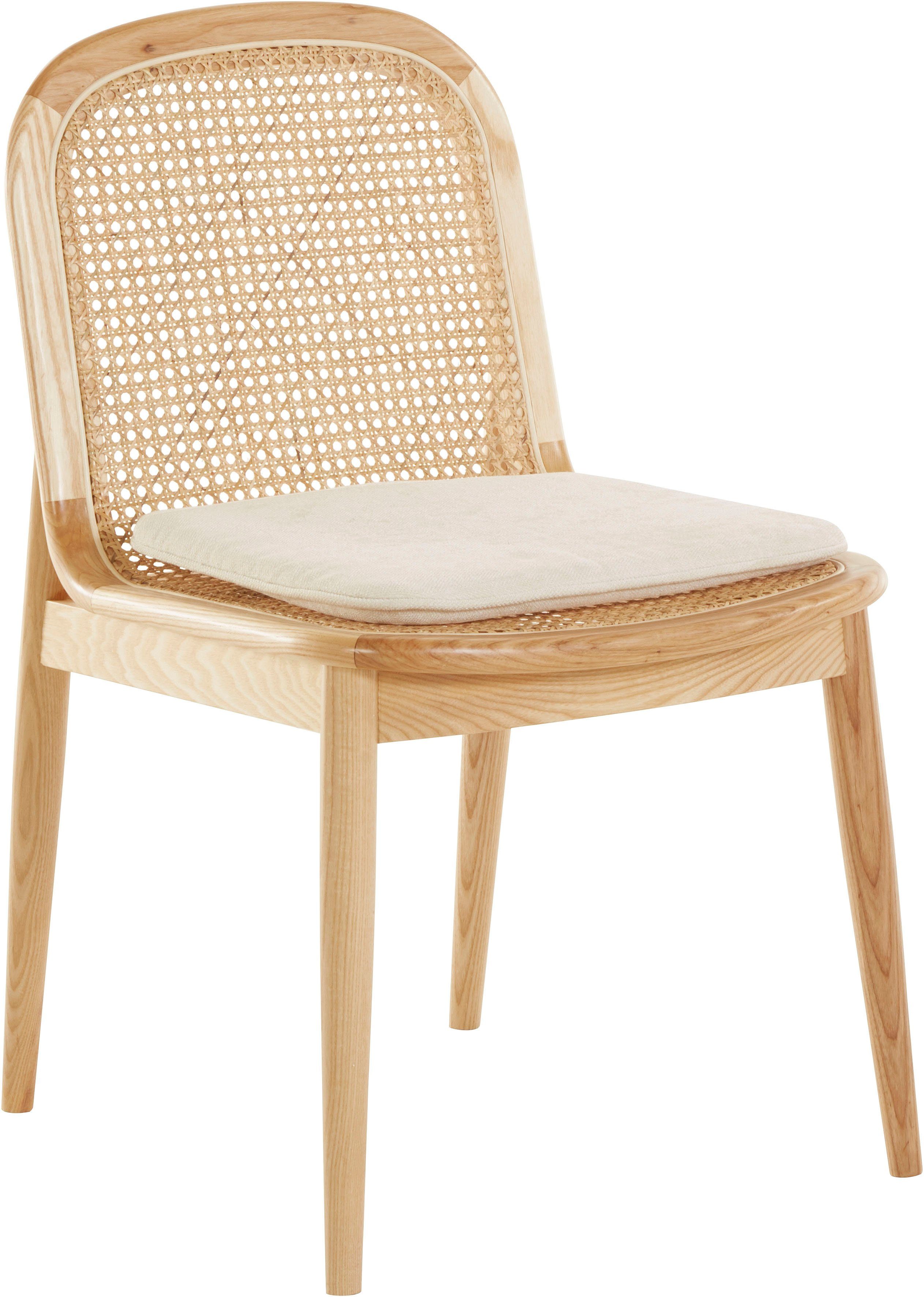 LeGer Home by Lena Gercke Esszimmerstuhl Lina, 2er-Set, Massivholz (Set, 2 St), Polsterstuhl mit Rahmen und Beinen aus massivem Eschenholz. Reduzierter Preis € 399,99. Unverbindliche Preisempfehlung € 699,99