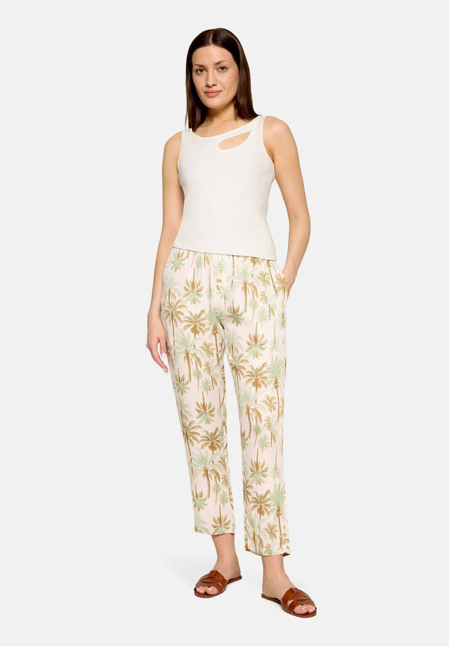 Cartoon Stoffhose Damen mit Gummizug