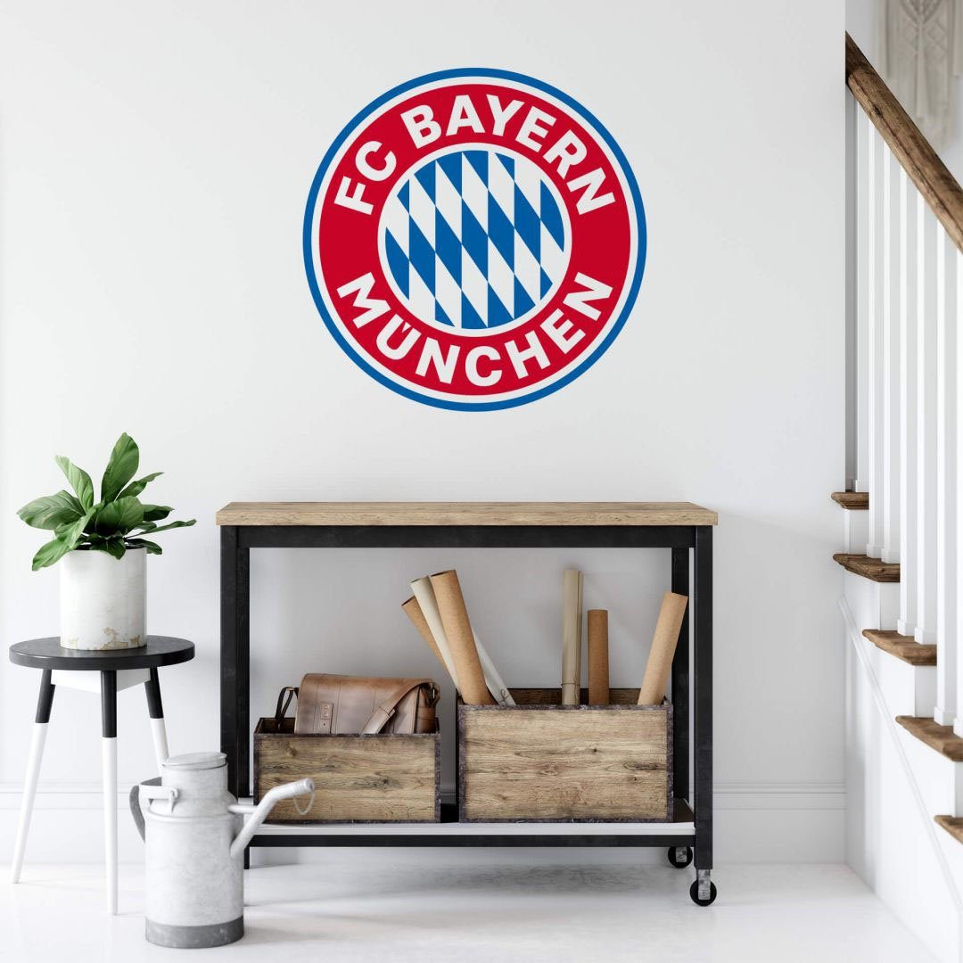 Wall-Art Wandtattoo FC Bayern München Logo (1 St)