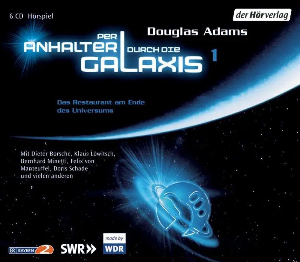 Hörspiel Per Anhalter durch die Galaxis 1. 6 CDs
