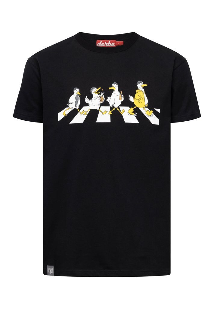 Derbe Print-Shirt Abbeymöwen Herren T-Shirt (1-tlg)