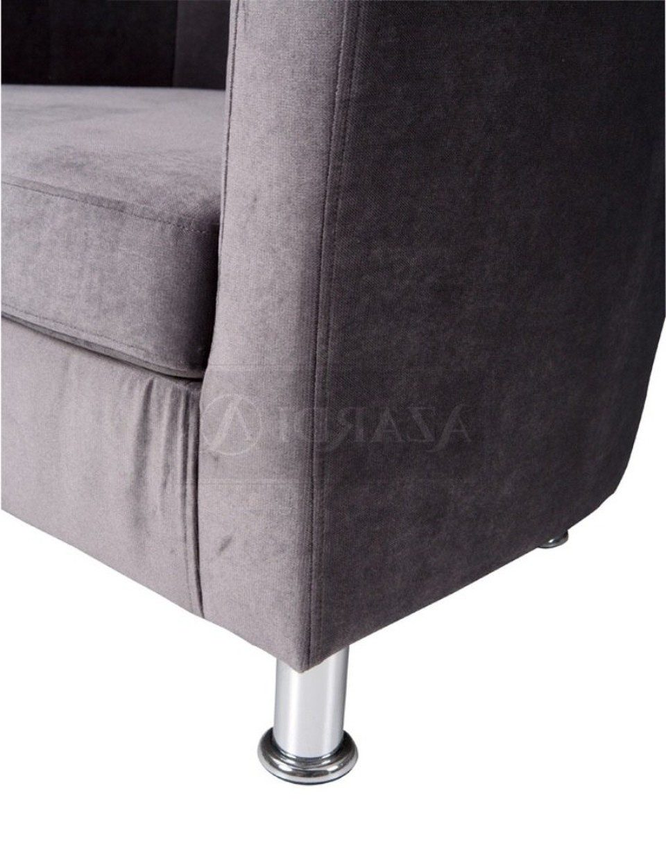 Xlmoebel Chesterfield-Sessel Luxuriöser 1-Sitzer Sofa Sessel aus Samt und Leder (1-St., 1-Sitzer), Made in Europa