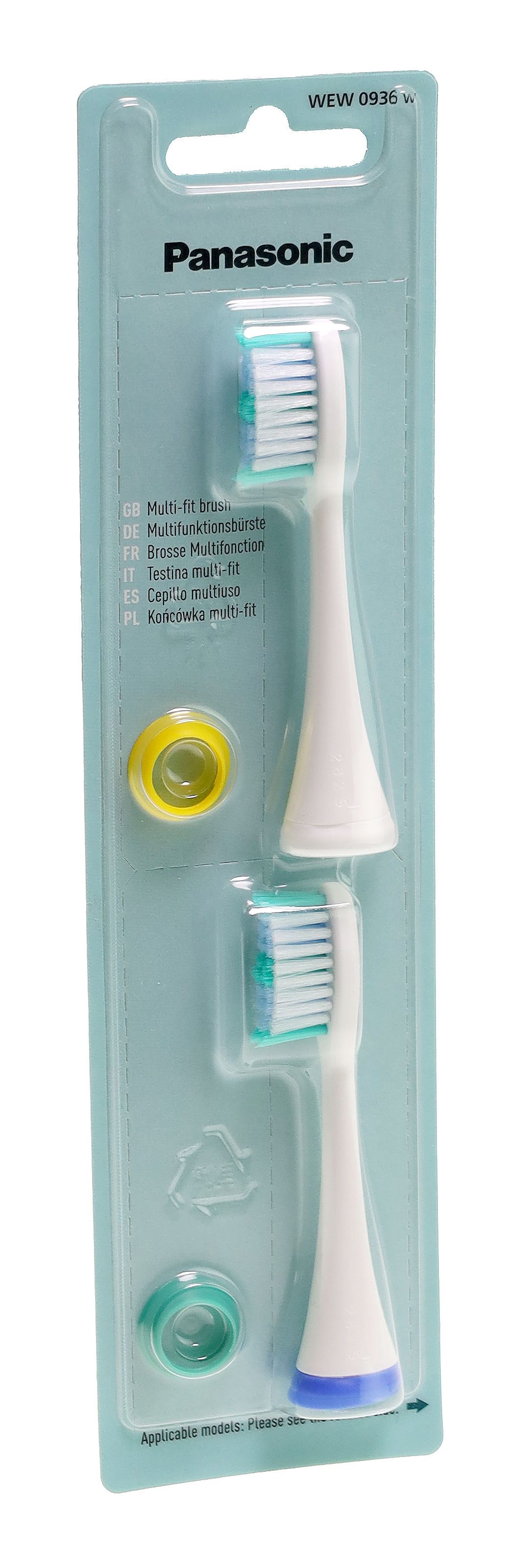 Aufsteckbürsten Panasonic WEW0936 Ersatzbürsten 2 Stück für EW-DL83 EW-DE92..Schallzah