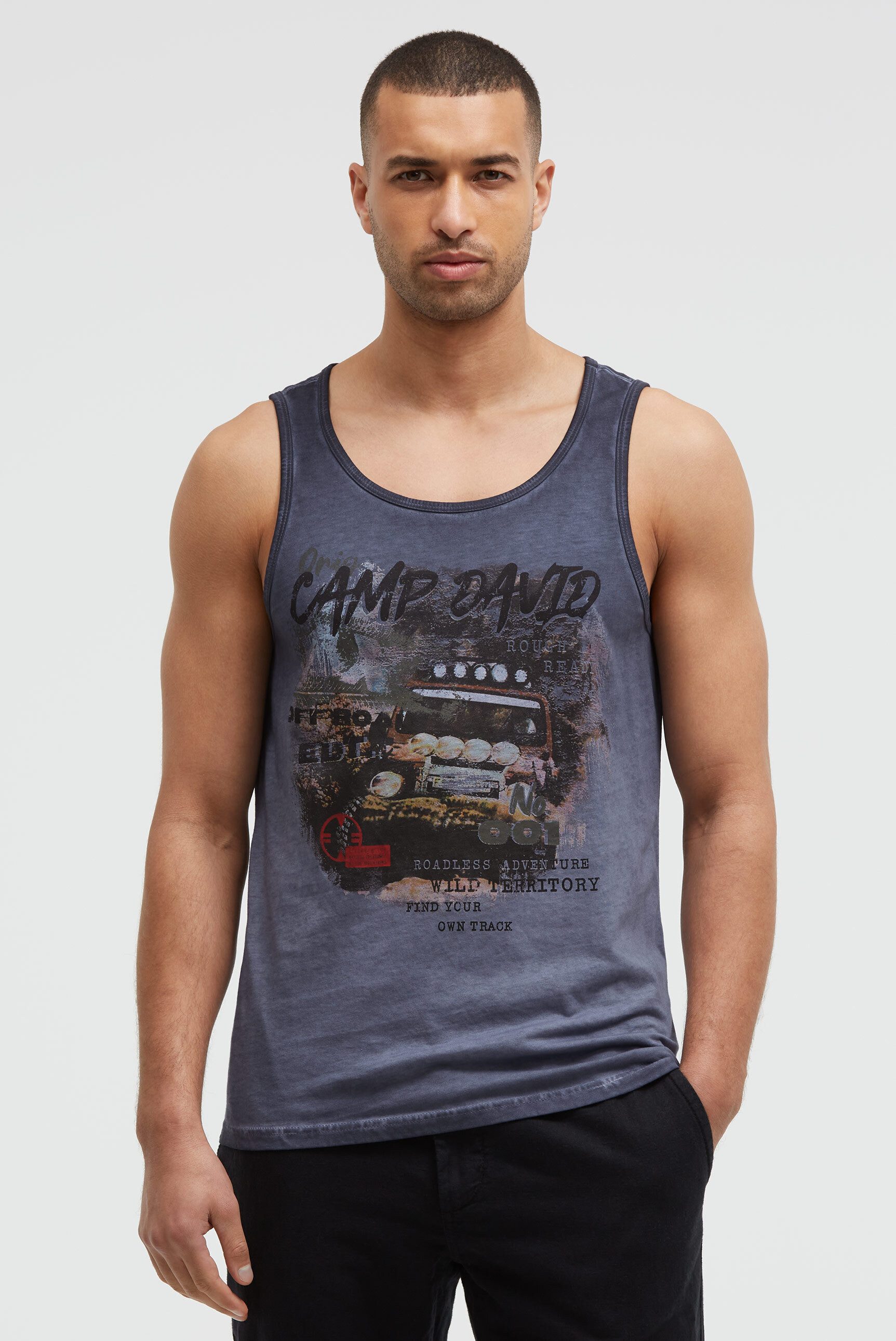 CAMP DAVID Tanktop aus Baumwolle