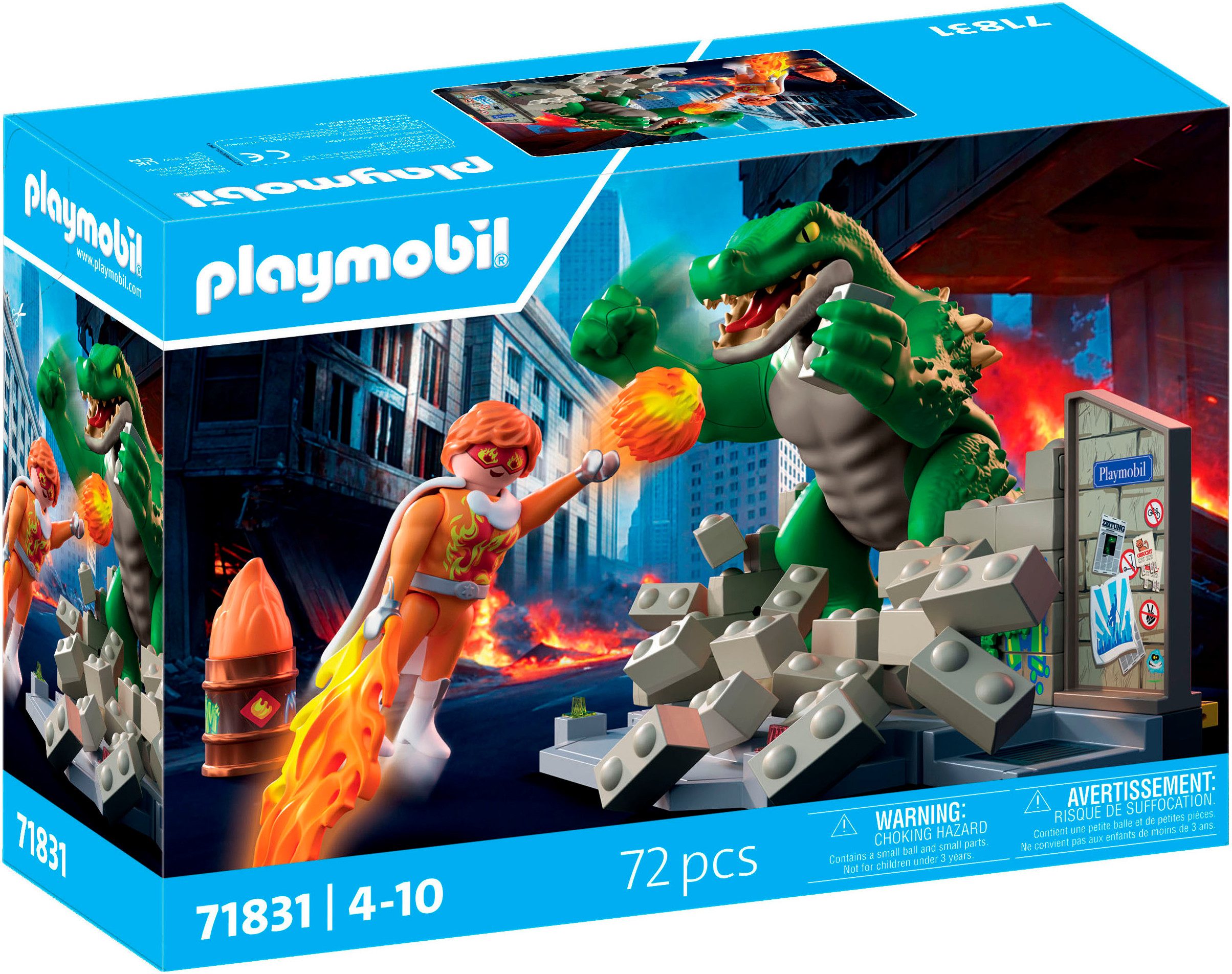 Playmobil® Helden-Showdown mit der Riesenechse (71831), Heroes Konstruktion günstig online kaufen