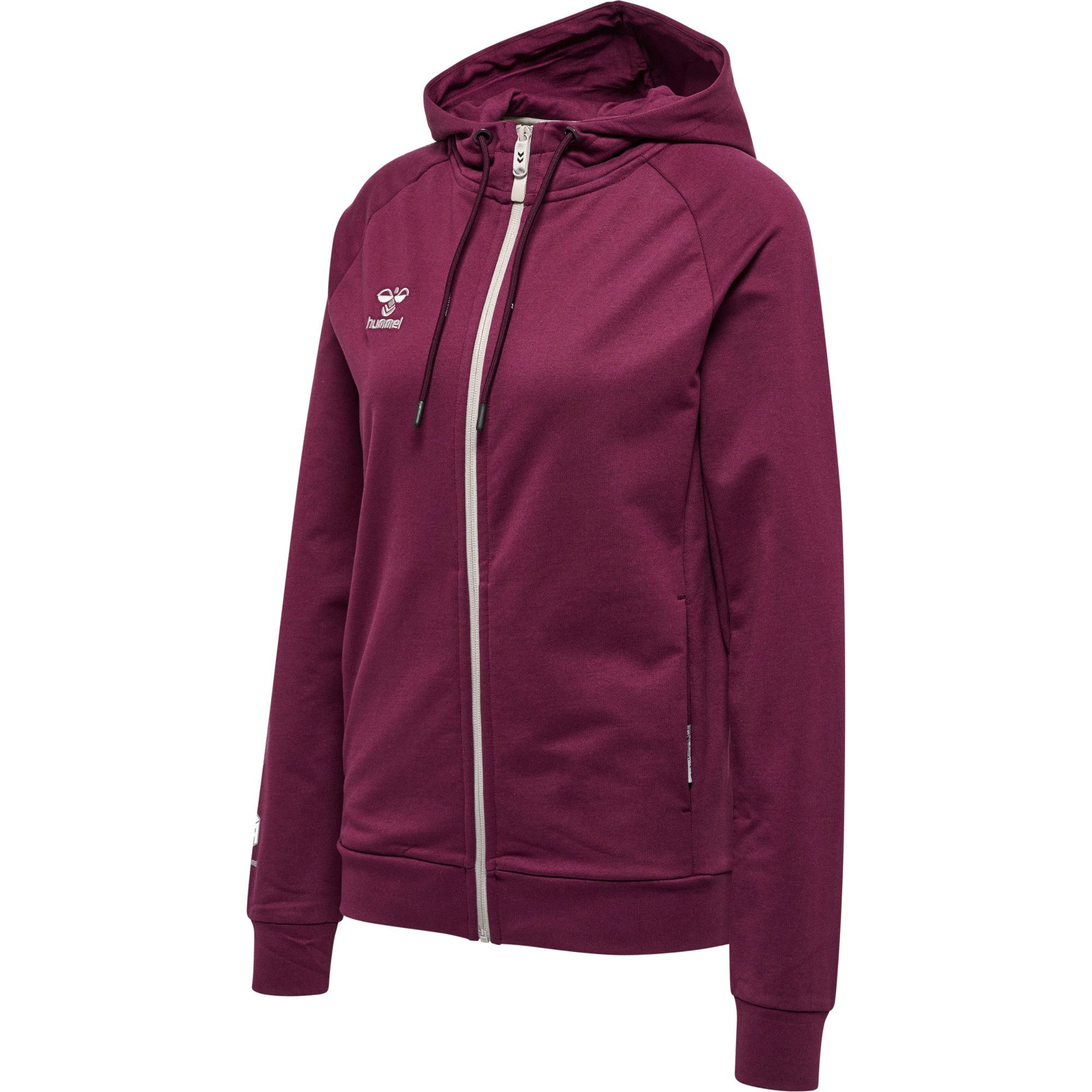 hummel Sweatjacke Hummel Damen Kapuzenjacke hmlMOVE Grid Cot. Zip Hoodie 215009