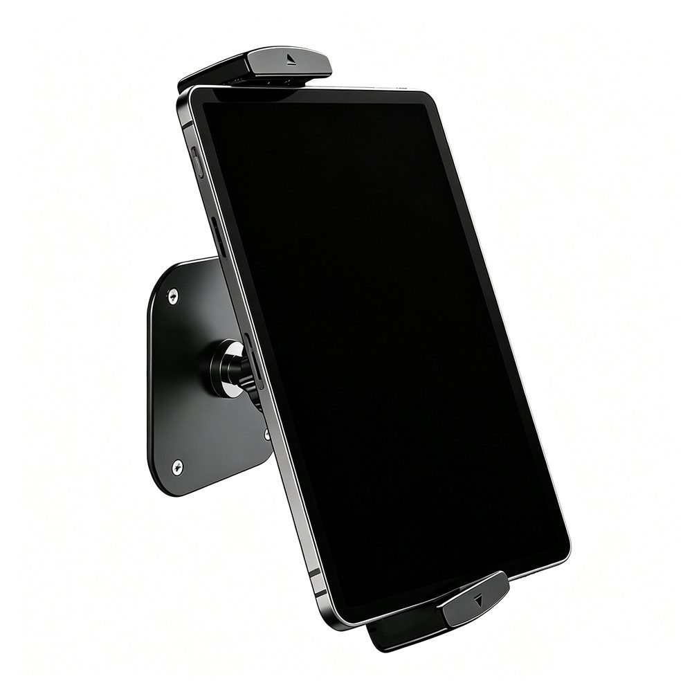 AFKSMILE Tablet-Halterung Tablet Wandhalterung, Aluminium Einstellbar Kurzmodell Wandhalterung, (Für iPad Pro Air Mini, Samsung Galaxy Tab, 4,7-12,9" Telefone Tablets)