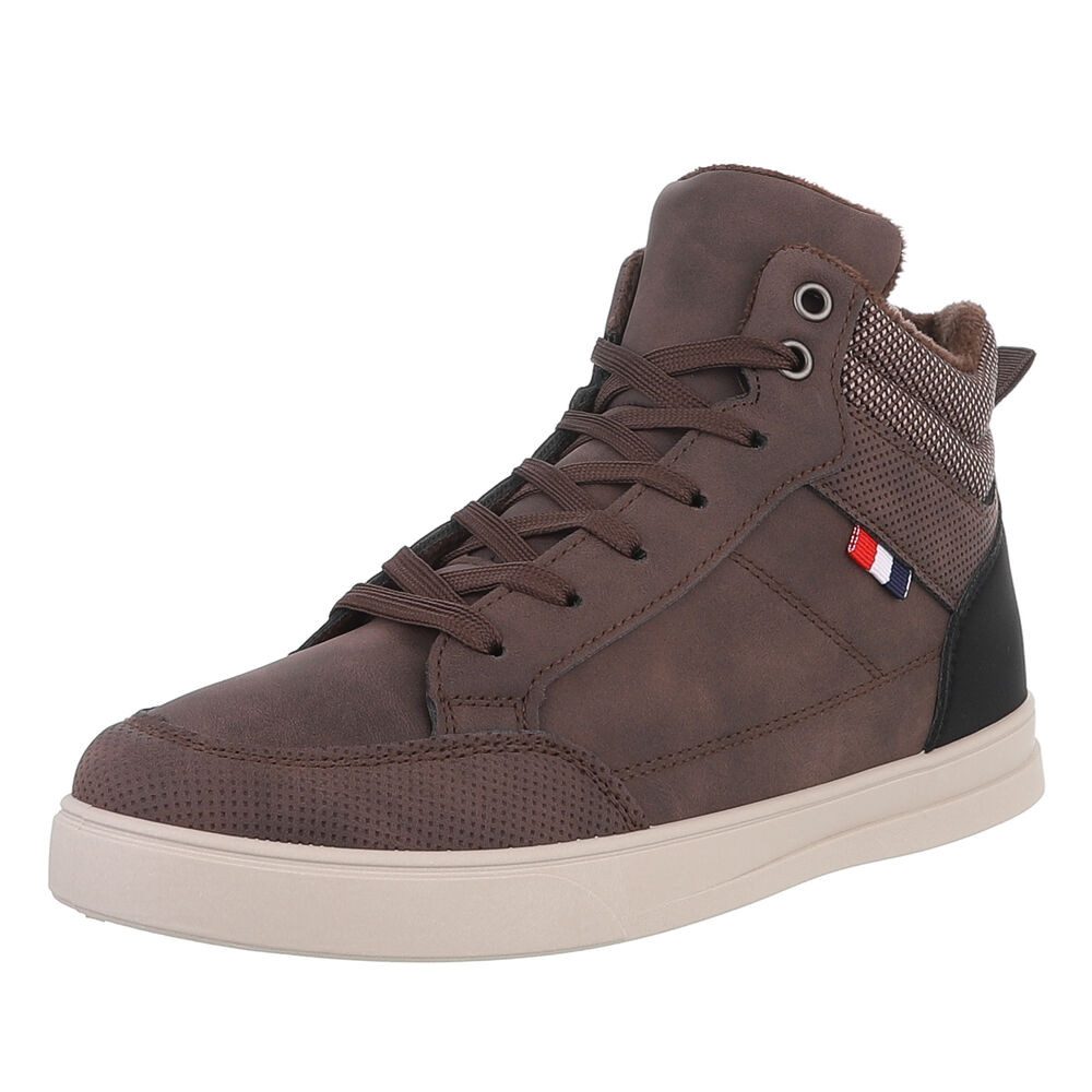 Coolwalk Herren High-Top Freizeit Sneaker (88828891) Flach Sneakers in Brau günstig online kaufen