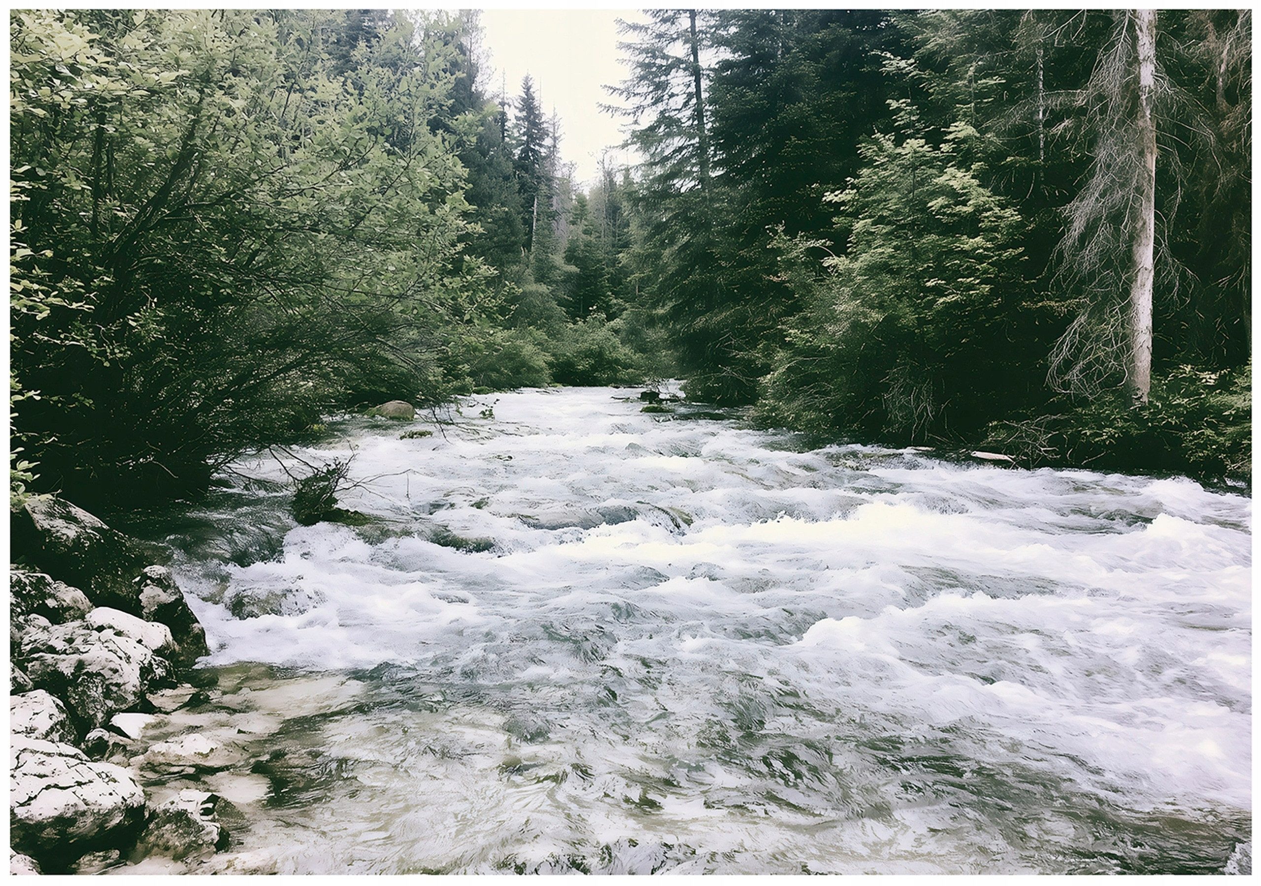 Wallarena Fototapete Vlies Fluss, glatt, 150 x 105 cm