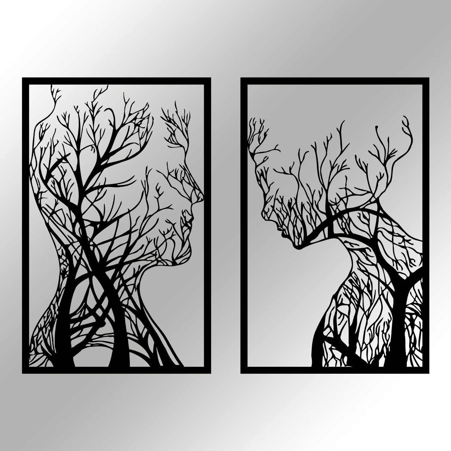 Wallity Wanddekoobjekt 100% METAL (Thickness: 1,2mm), günstig online kaufen