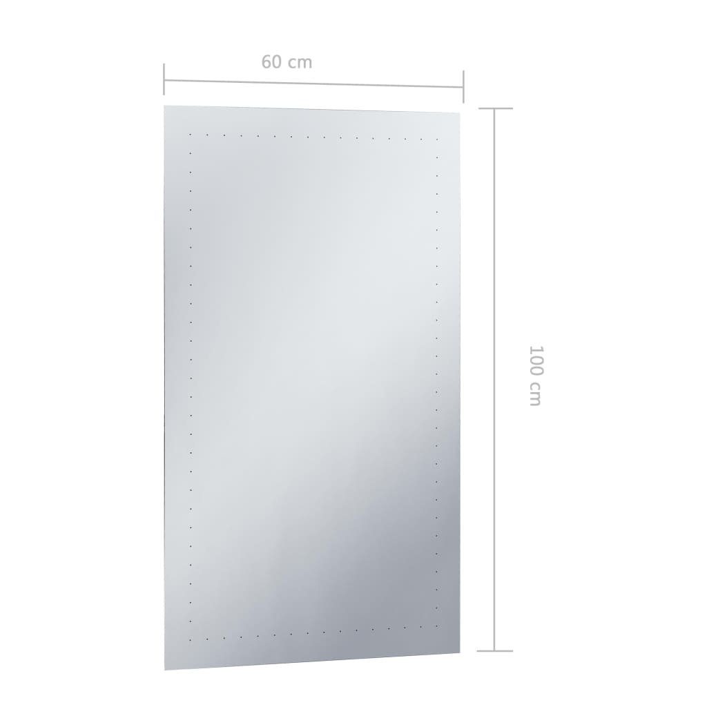 LEDs cm furnicato Badezimmer-mit Wandspiegel 60x100