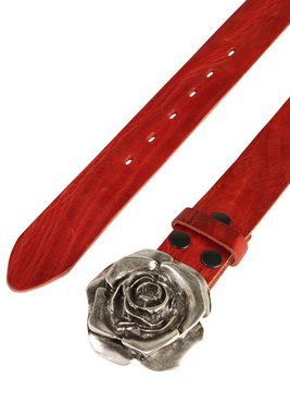 RETTUNGSRING by showroom 019° Ledergürtel mit austauschbarer Schließe »Rose«