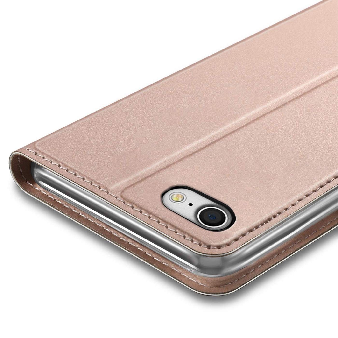 CoolGadget Handyhülle Magnet Case Handy Tasche für iPhone 7 / 8 / SE 2 / SE 3 4,7 Zoll, Hülle Klapphülle Ultra Slim Cover für iPhone SE 2020 2022 Schutzhülle – Bild 4 von 5
