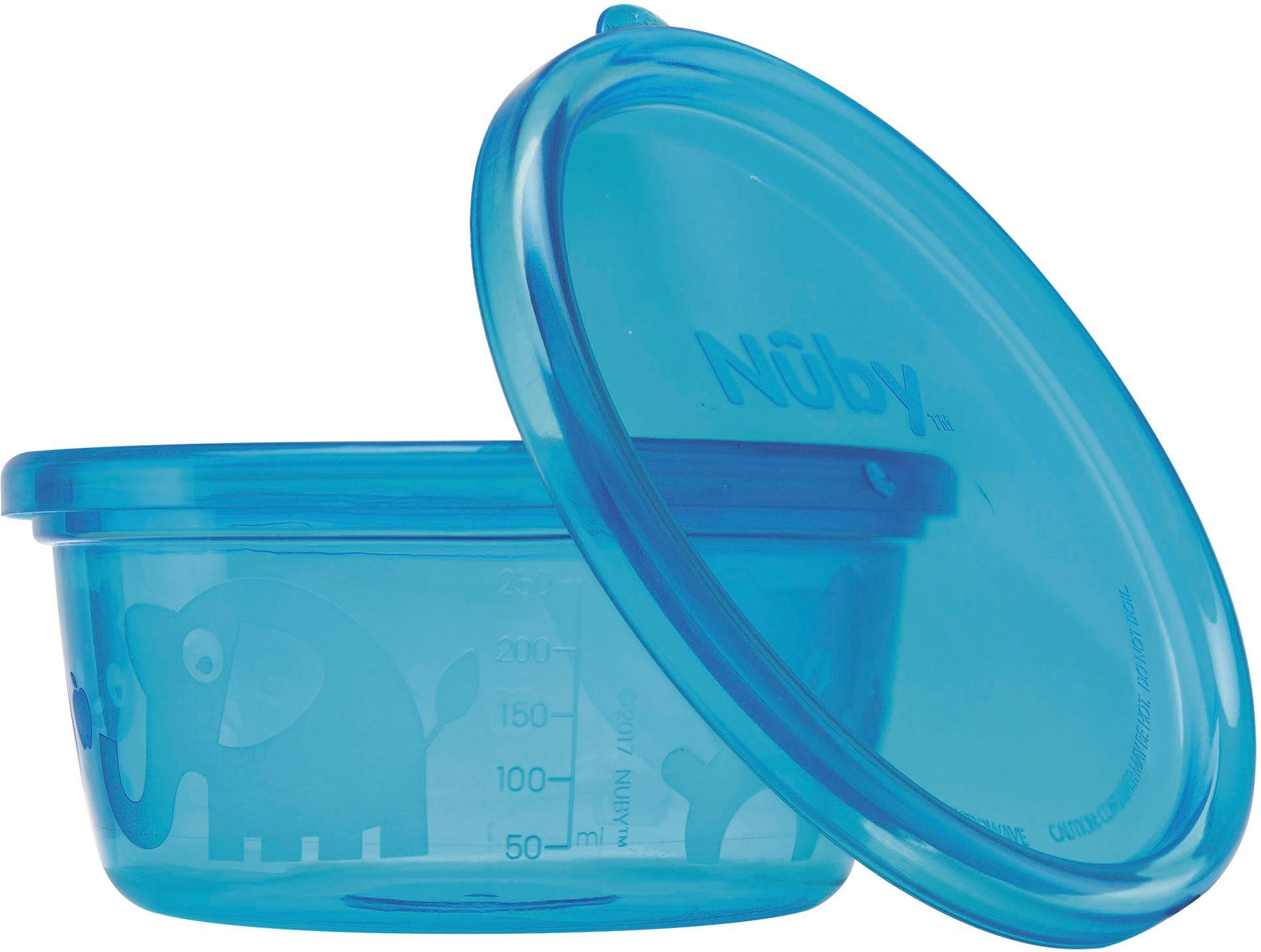 Nuby Kinderschale Pick Nick, Polypropylen, mit Deckel 6-tlg), (Set