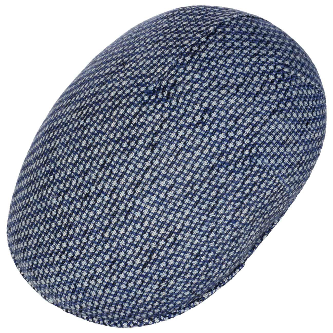 Alfonso D´Este Flat Cap (1-St) Schirmmütze mit Schirm, Made in Italy
