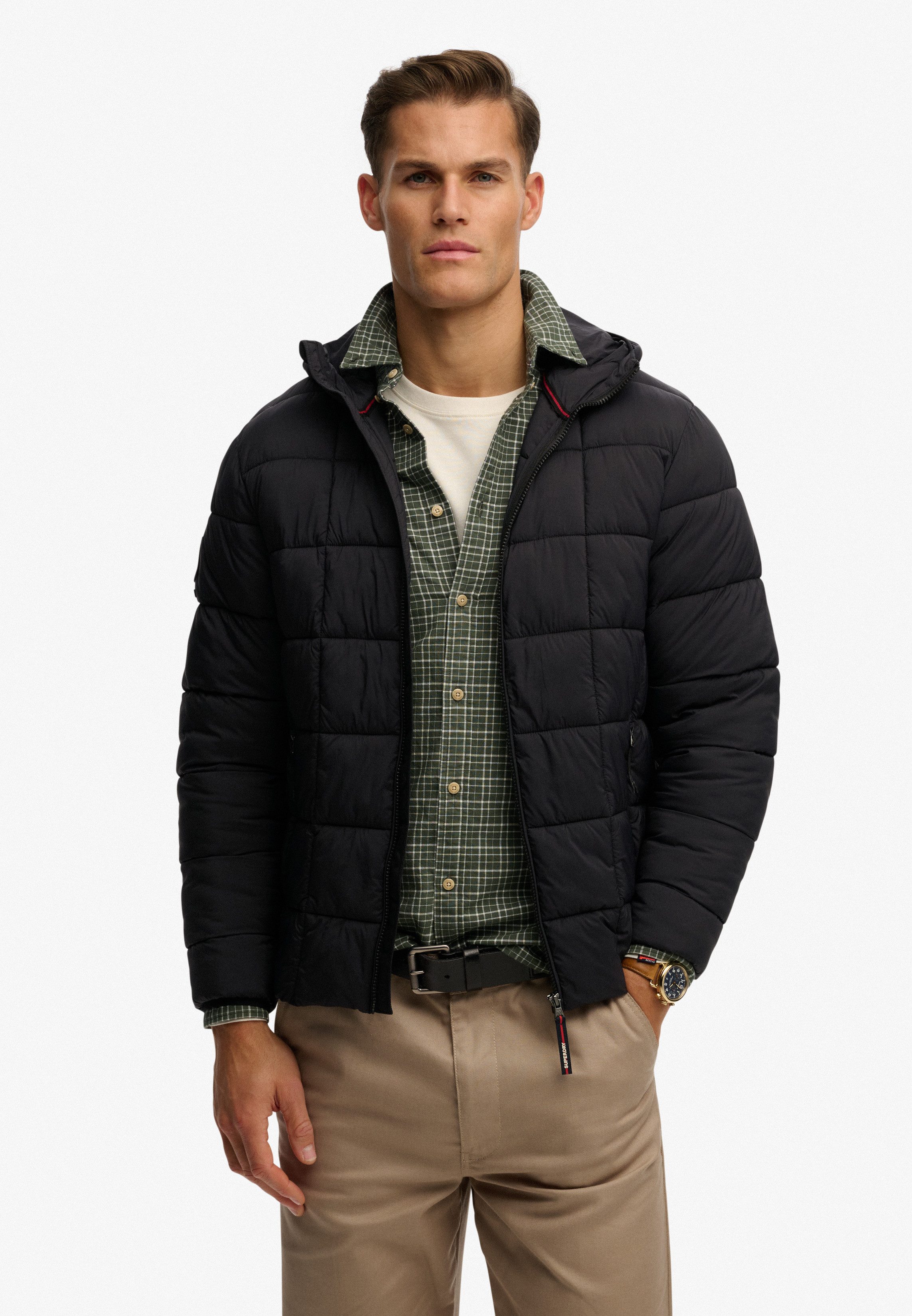 Superdry Steppjacke HOOD BOX QUILT FUJI LITE JKT günstig online kaufen