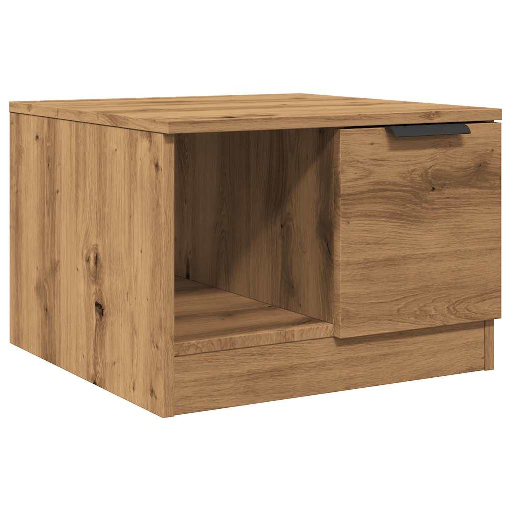 vidaXL Couchtisch NA Couchtisch Artisan-Eiche 50x50 cm Holzwerkstoff stabil und pflegele