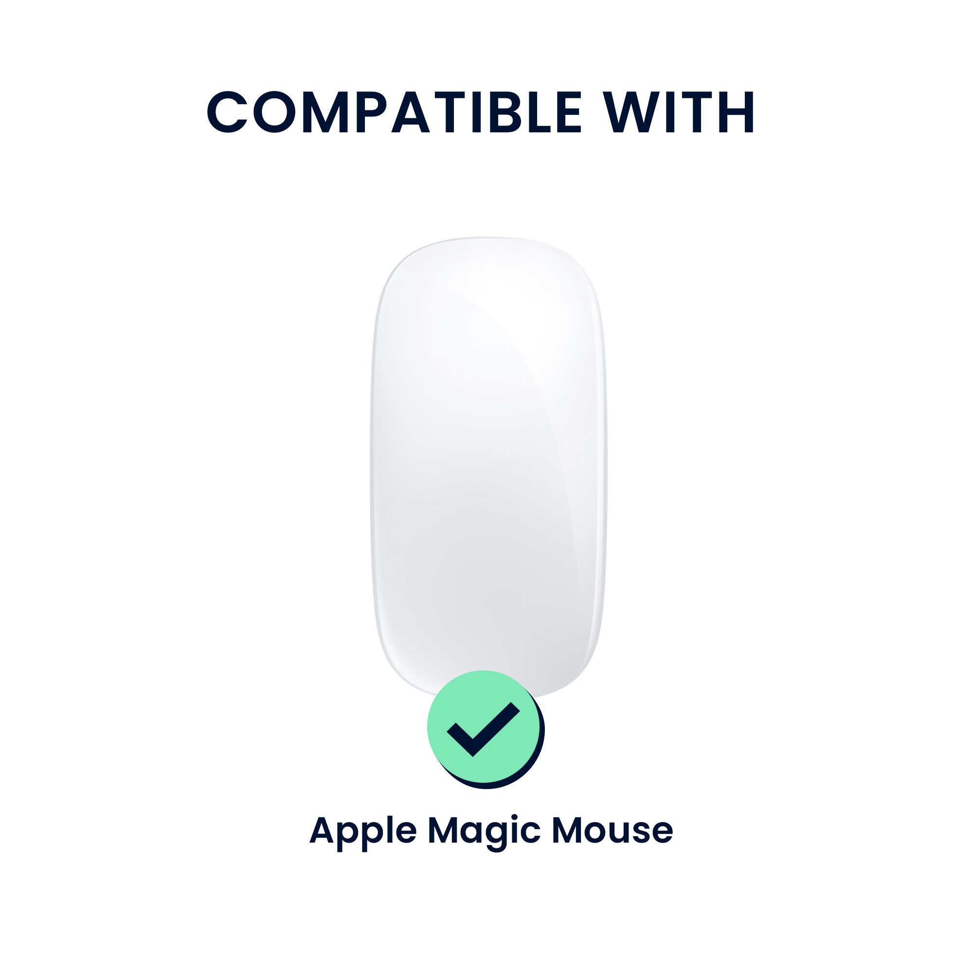 kwmobile Businesstasche TPU Schutzhülle für Apple Magic Mouse Hülle (1-tlg), PC Maus Cover aus rutschfestem TPU - Transparent