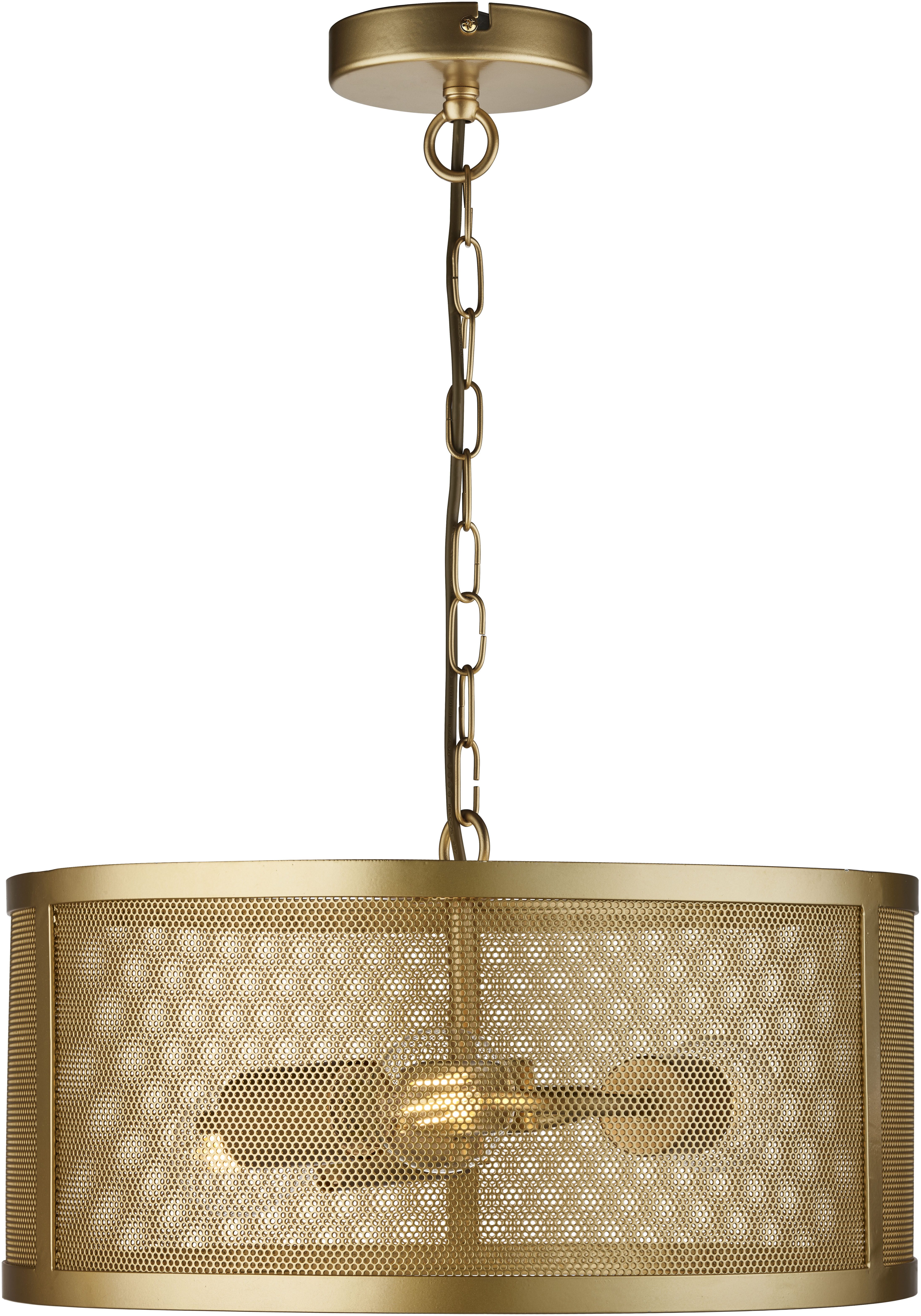 Searchlight Hängeleuchte Fishnet 3Lt Pendant, Leuchtmittel wechselbar