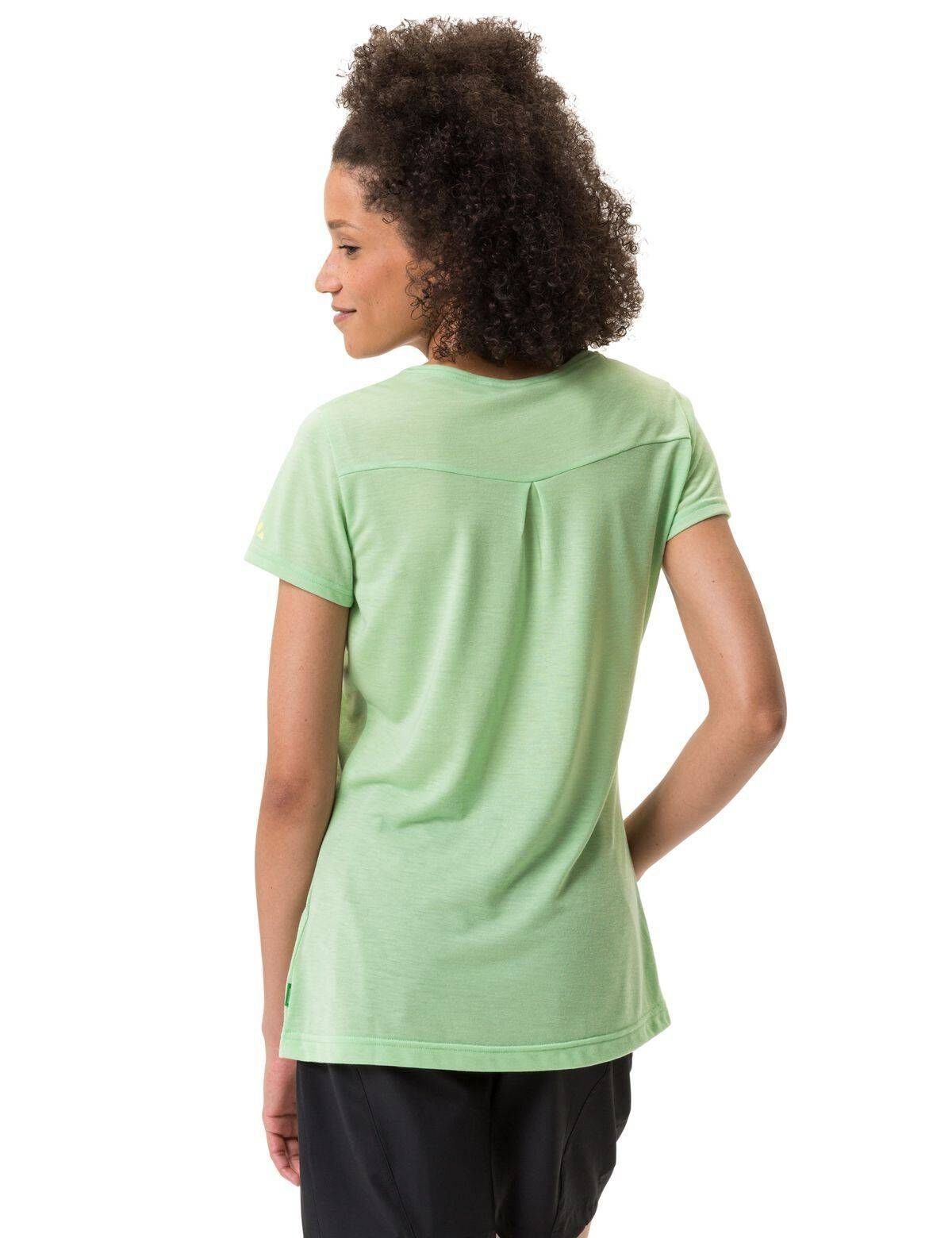 II Funktionsshirt (400) PRINT WO grün (1-tlg) T-SHIRT VAUDE T-Shirt SKOMER Damen