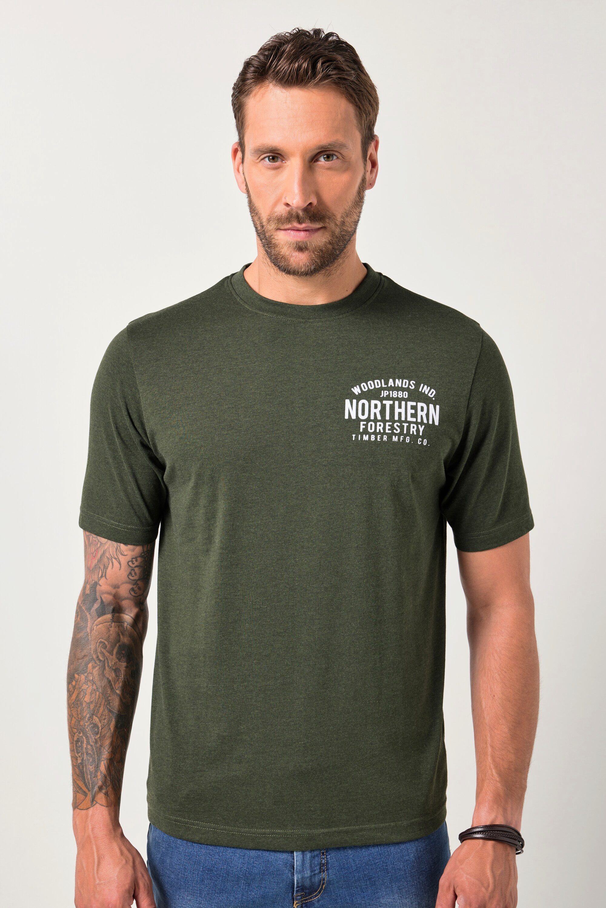 T-Shirt T-Shirt Halbarm Brustprint