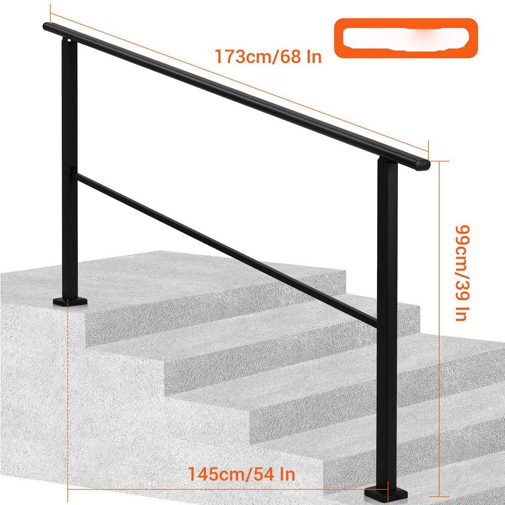 GarveeMore Brüstungsgeländer Treppenleister Handgeleister für Außenstrepen günstig online kaufen