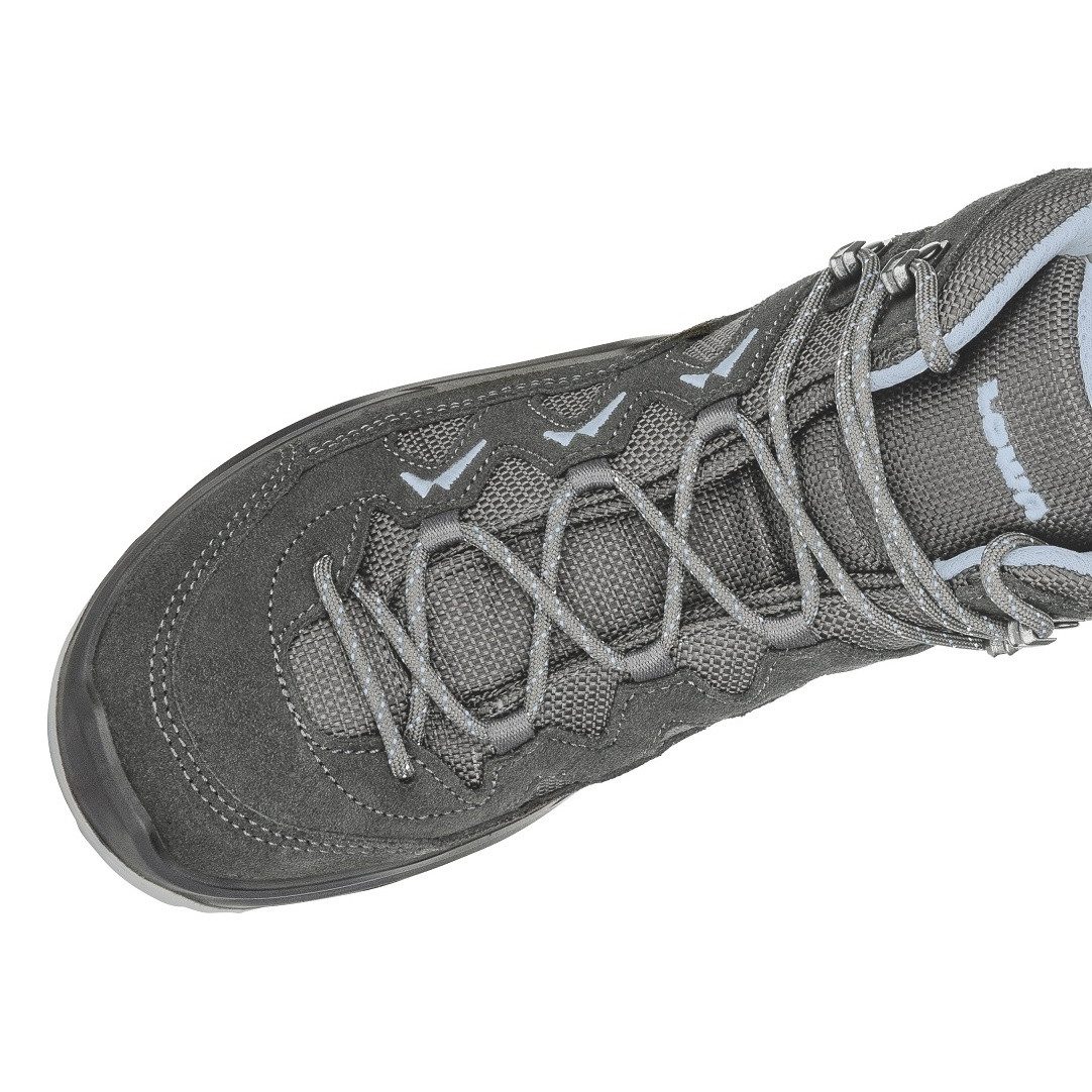 Lowa Sirkos Evo Mid GTX (wasserdicht) anthrazitgrau/eisblau Damen Wandersch günstig online kaufen