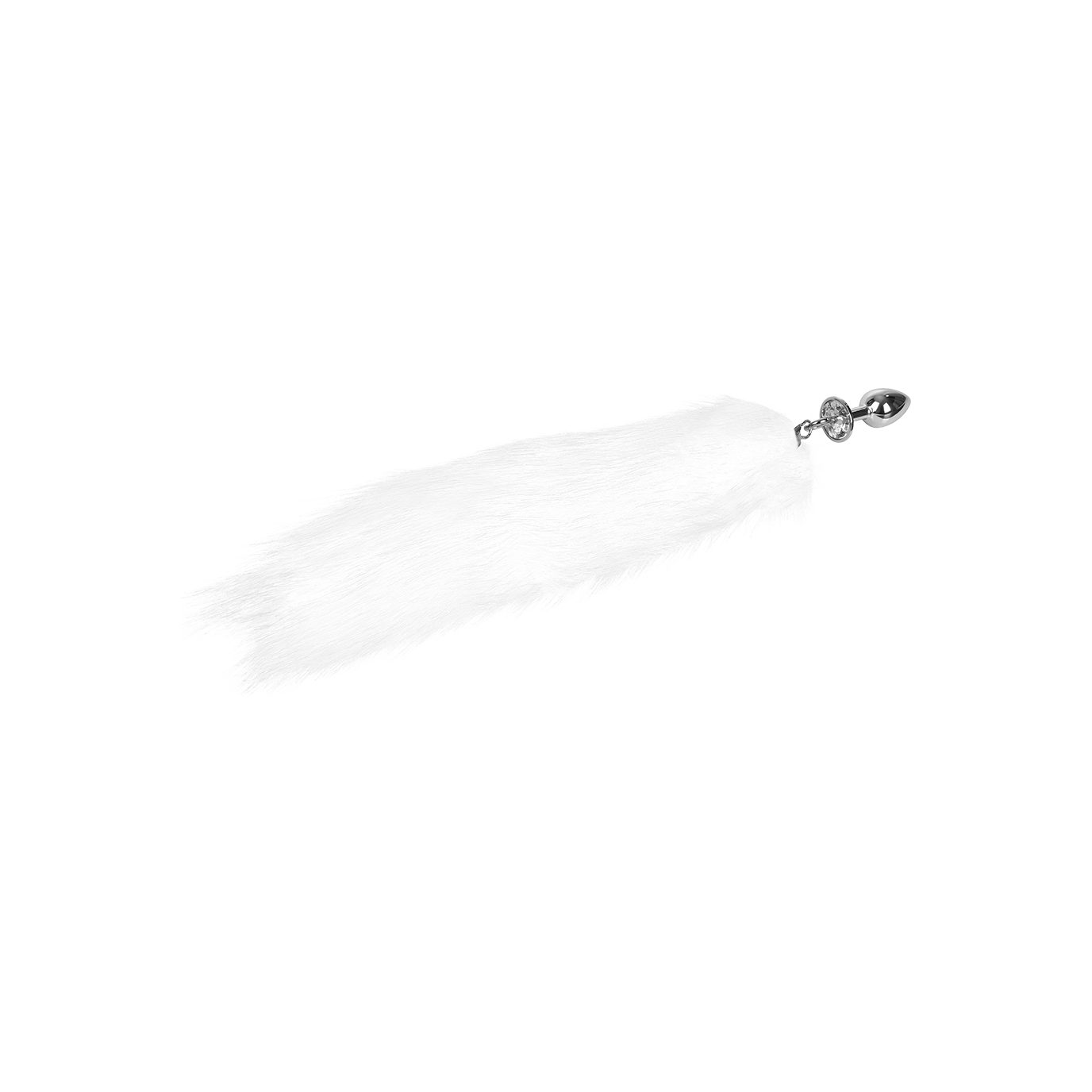 tropfenform abnehmbarem mit breite Analplug Schwanz, weiß Basis, EIS EIS Analplug 54cm,
