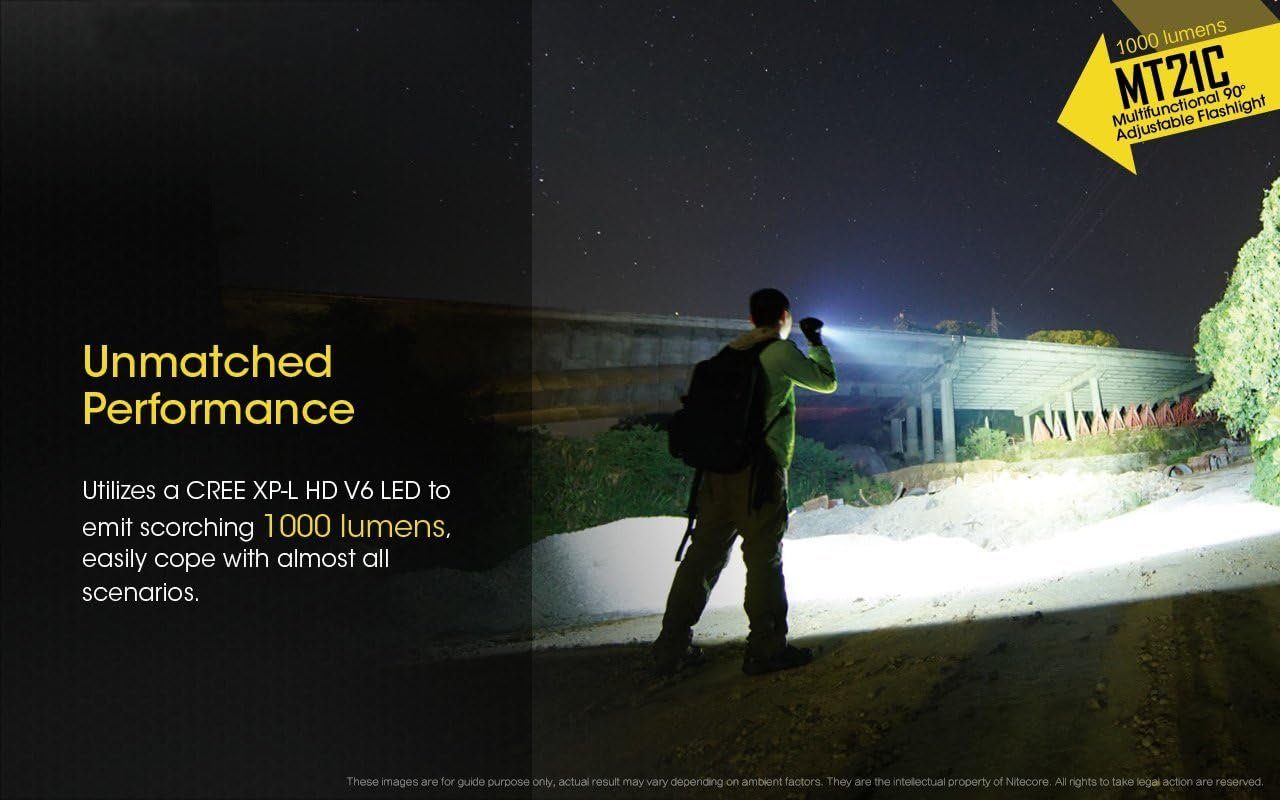 Nitecore LED Taschenlampe Mt21c multifunktionale Taschenlampe, Schwarz (1-S günstig online kaufen