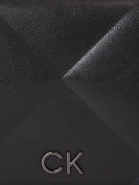 Calvin Klein Clutch RE-LOCK QUILT WRISTELET CLUTCH, mit Brandlabel
