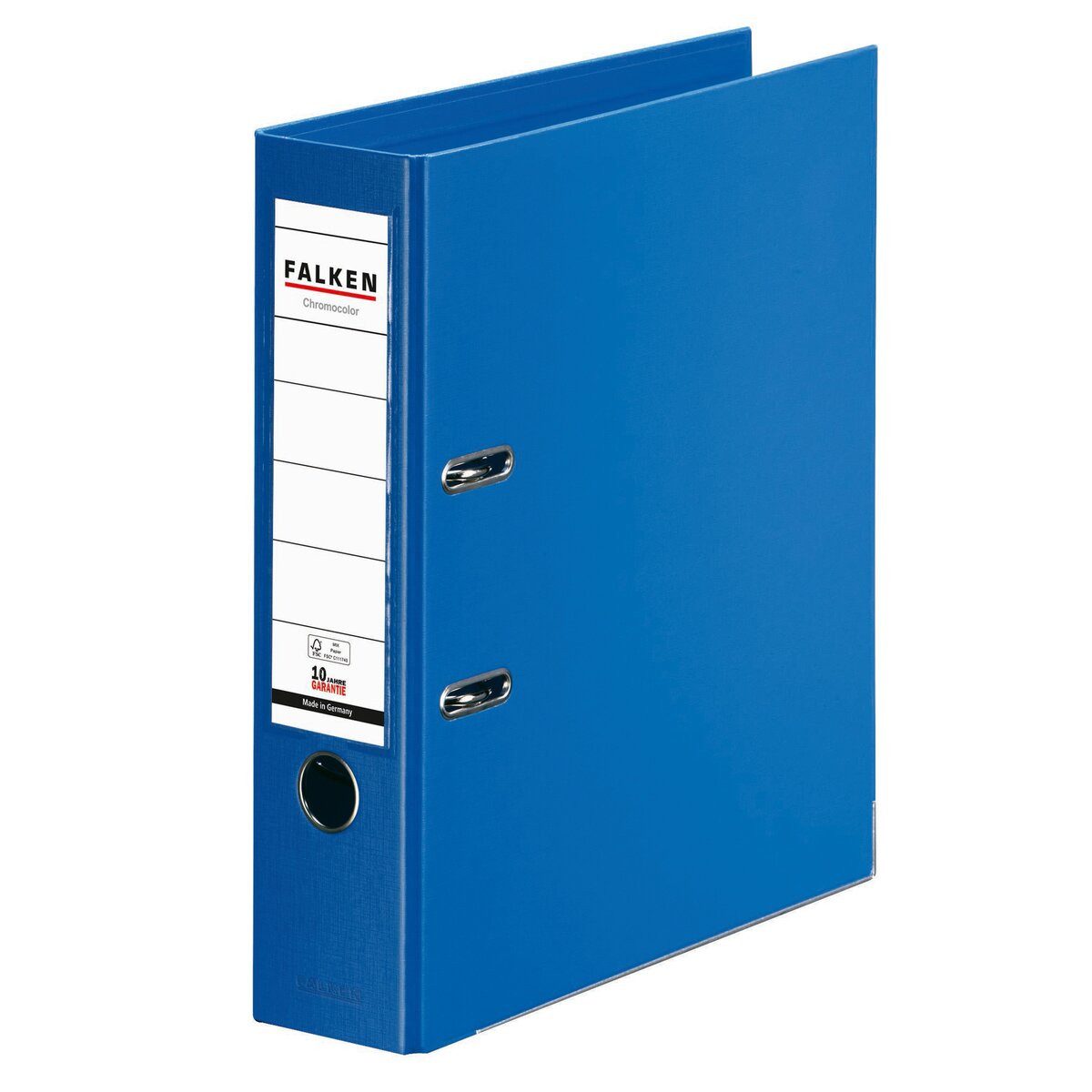Falken Aktenordner Ordner Chromocolor A4 PP 80mm blau