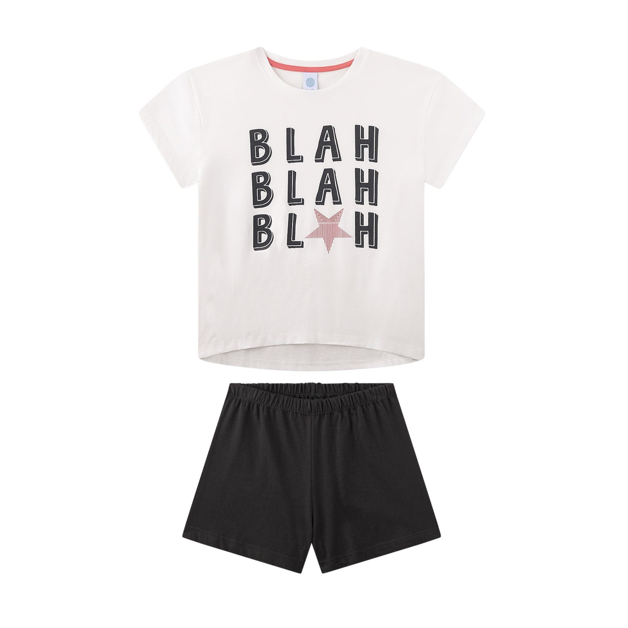 Sanetta Pyjama Mädchen Pyjama 1er Pack Baumwolle (2 tlg)