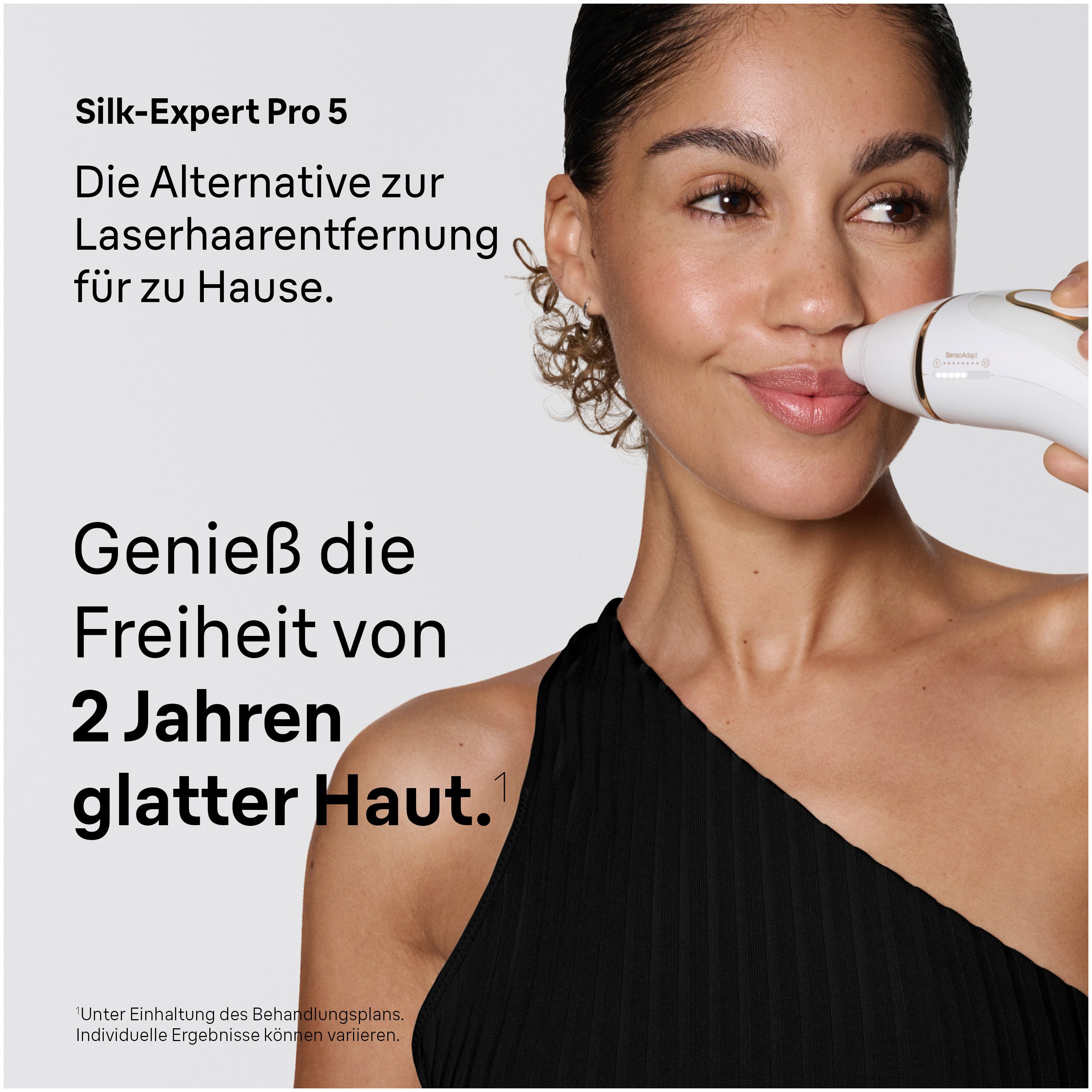 Braun IPL-Haarentferner Silk·expert Pro 5 PL5431 (Modell 2026) PL5262 (Modell 2025), pro Minute bis zu 125 Lichtimpulse, 3 Aufsätze, Aufbewahrungstasche, Venus Rasierer