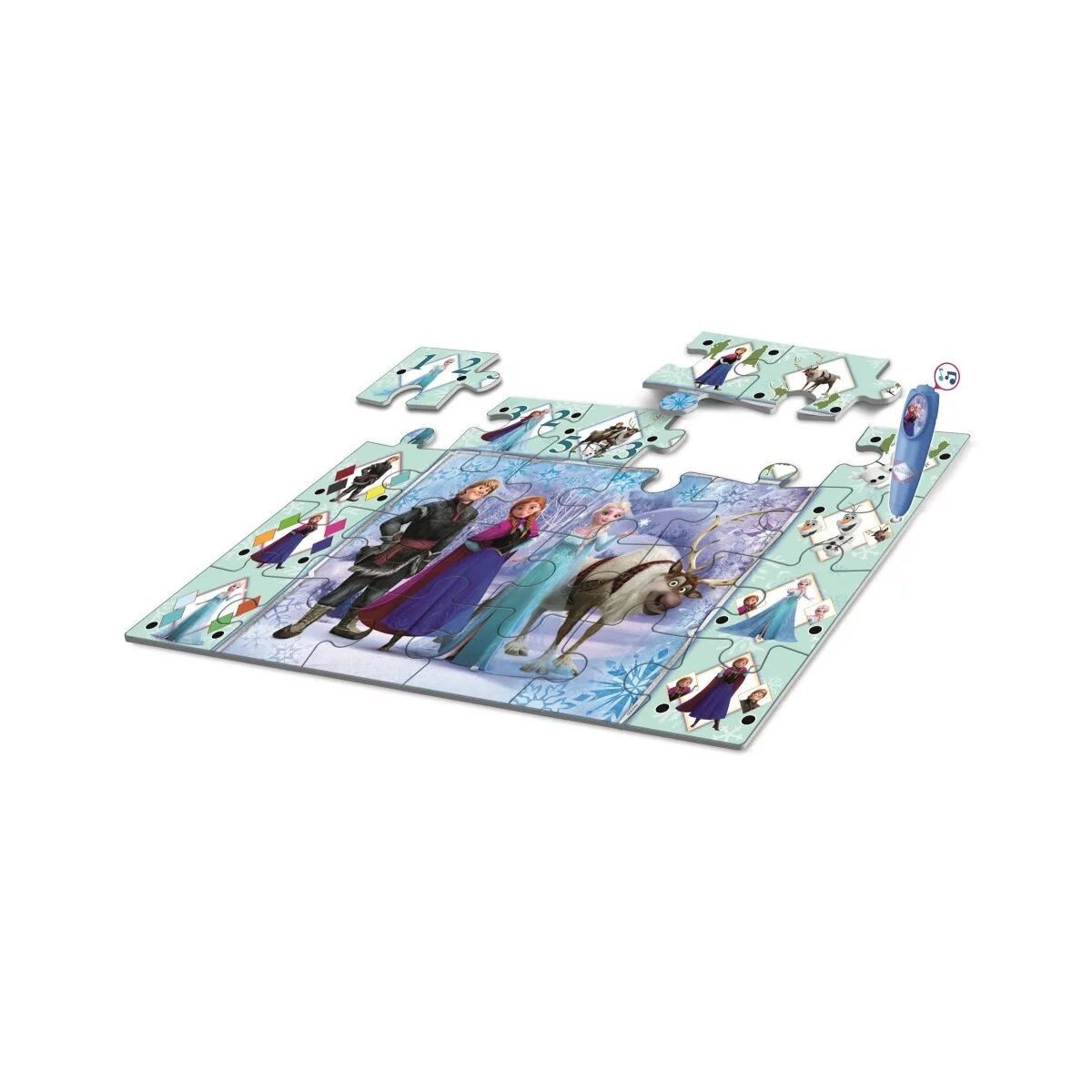 Clementoni® Lernspielzeug Disney Eiskönigin Ice Kingdom interaktives 24-teiliges
