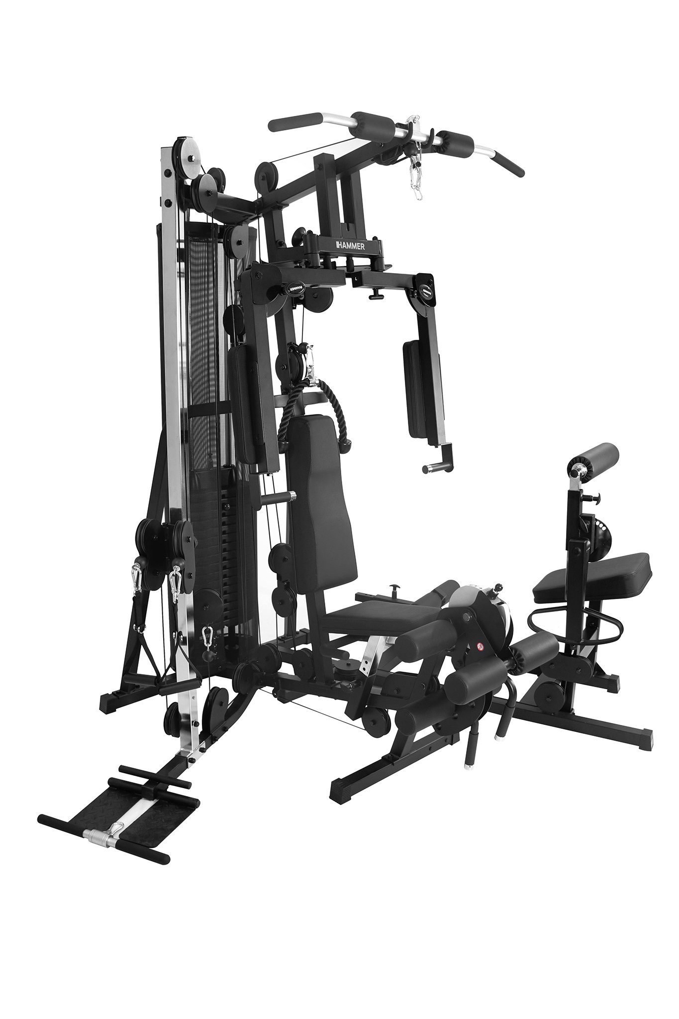 Finnlo by Hammer Kraftstation Autark 2600, 16 Gewichtsblöcke (Seilzug, Butterflystange, Latzug, Ruderfunktion und mehr), max. Benutzergewicht 120 kg, max. Trainingsgewicht 100 kg