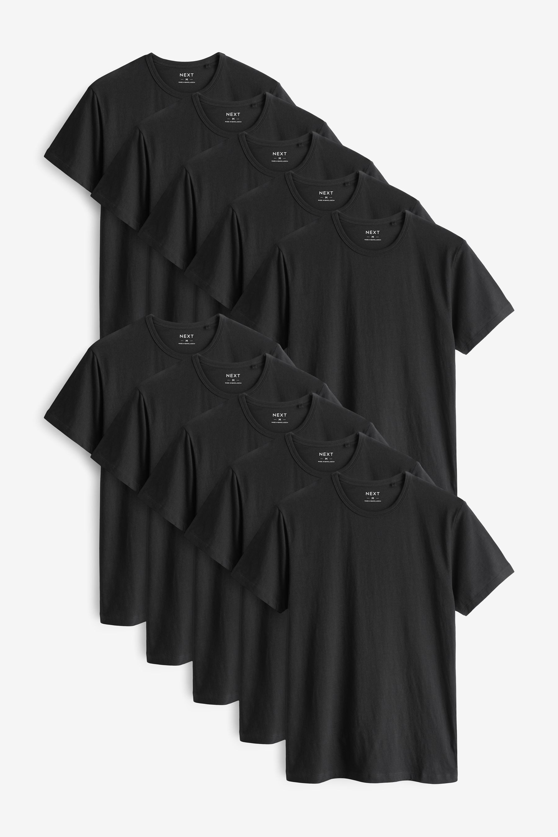 Unterhemd Slim-Fit T-Shirts im 10er-Pack
