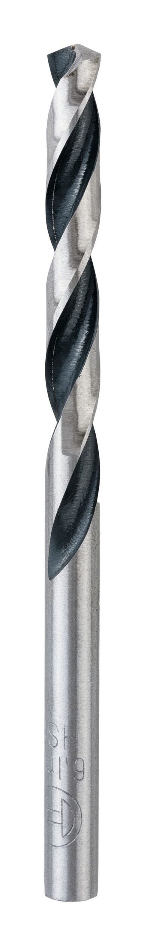 BOSCH Metallbohrer, (10 Stück), HSS PointTeQ (DIN 338) Metallspiralbohrer - 6,1 mm - 10er-Pack