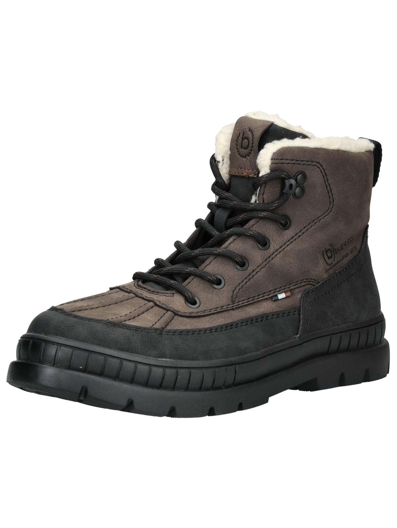 bugatti bugatti Stiefelette Lederimitat Schnürstiefelette günstig online kaufen