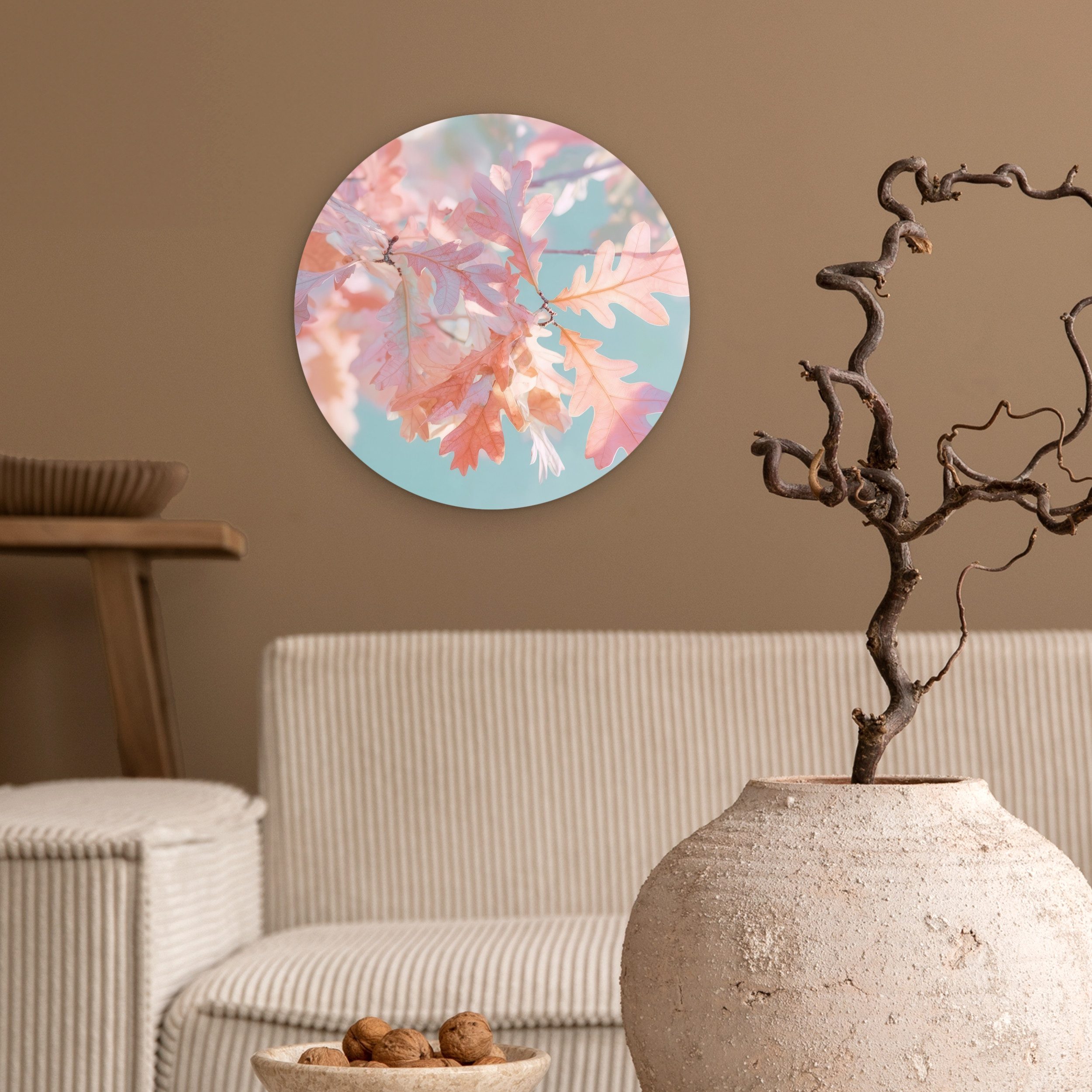 MuchoWow Gemälde Eichenblätter - Zweige - günstig online kaufen