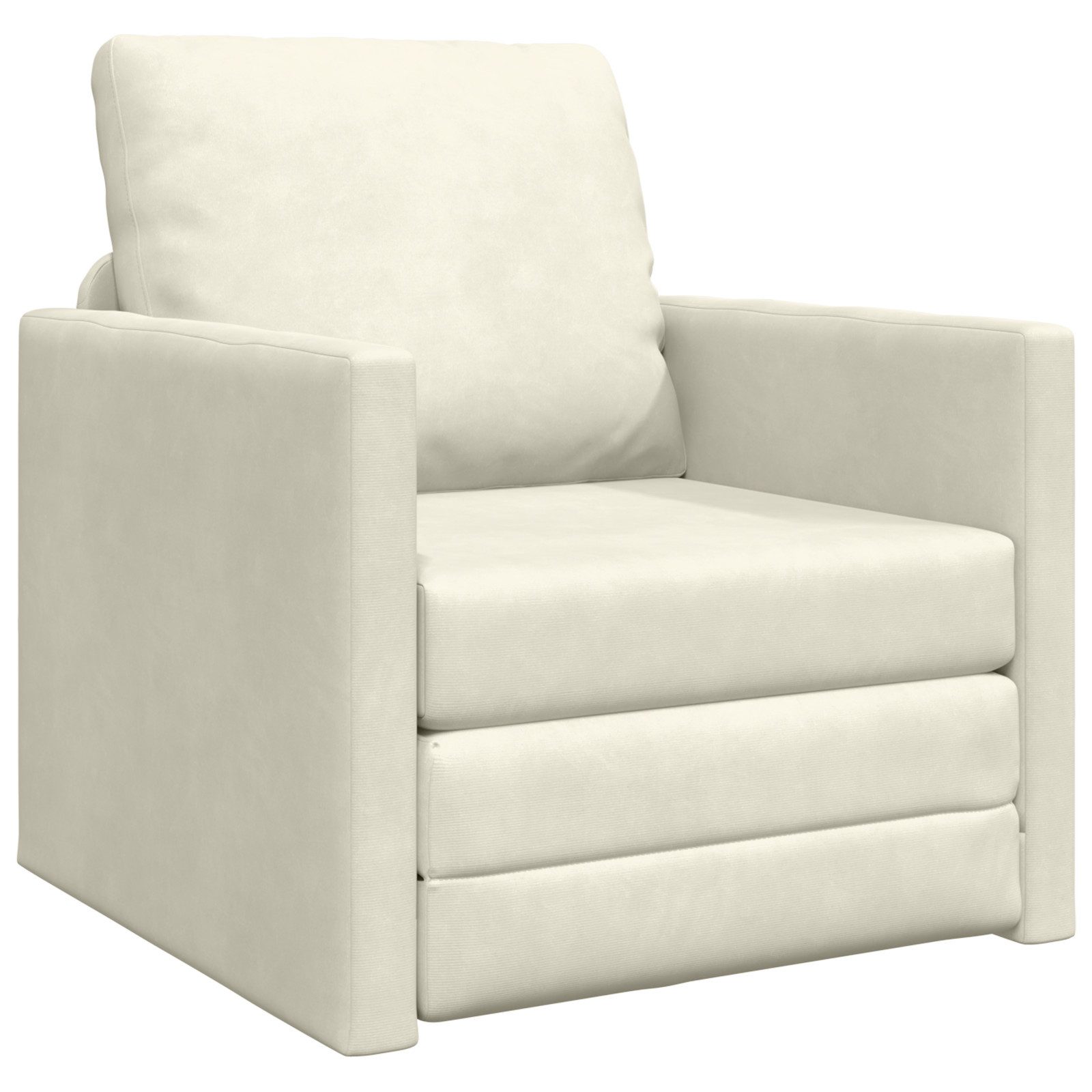 vidaXL Sofa Schlafsessel 2-in-1 Creme 74x77x81 günstig online kaufen
