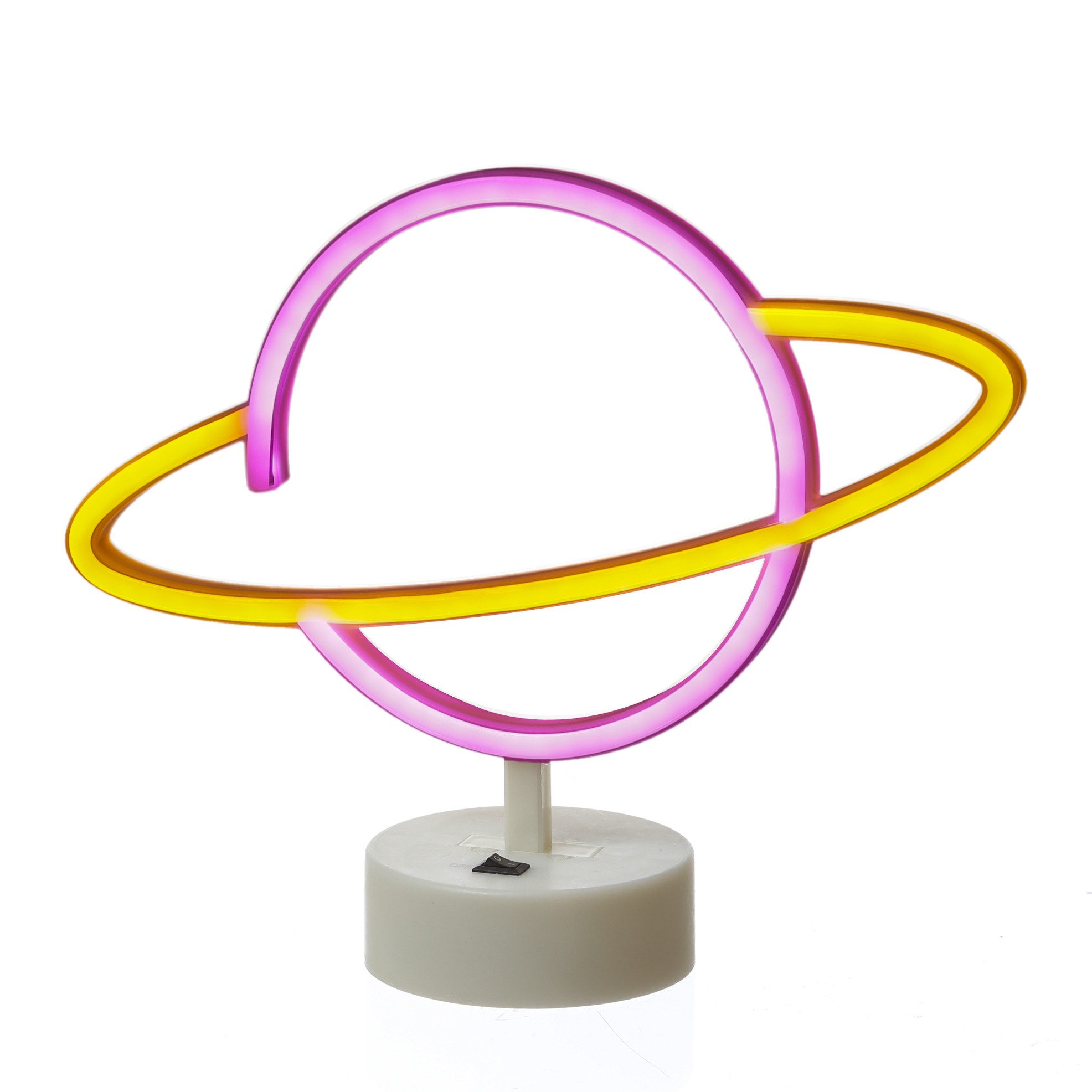 SATISFIRE LED Dekolicht LED Neonlicht Planet Saturn Neonschild Leuchtfigur günstig online kaufen