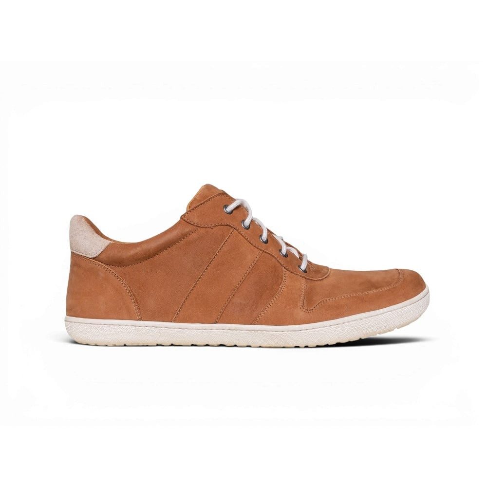 Sole Runner Barfussschuhe Aegir Cognac (Nubukleder) braun Sneaker